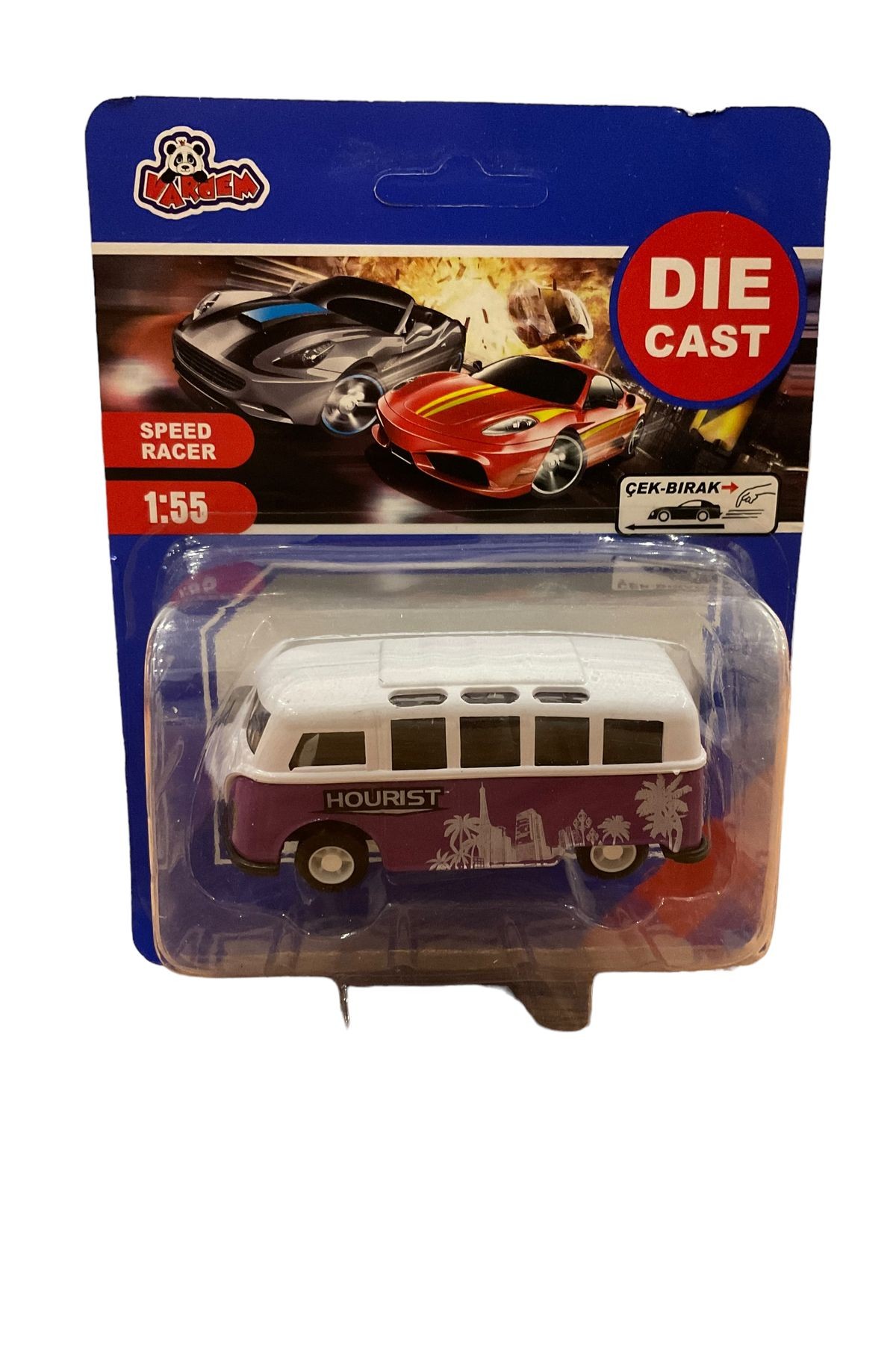 Çek Bırak Metal Minibüs Oyuncak Araba