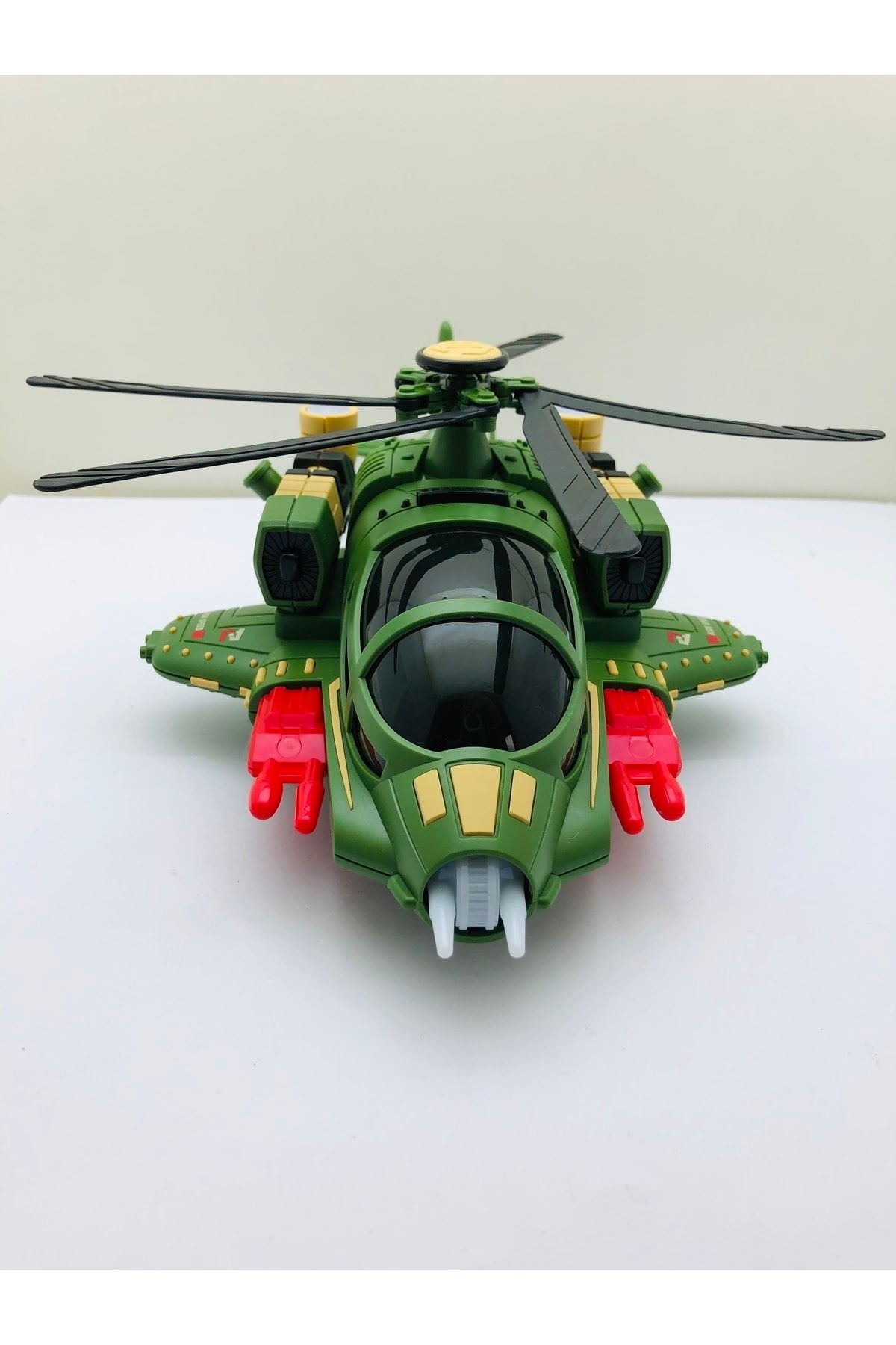 Helikopter Sesli Işıklı Askeri Helikopter