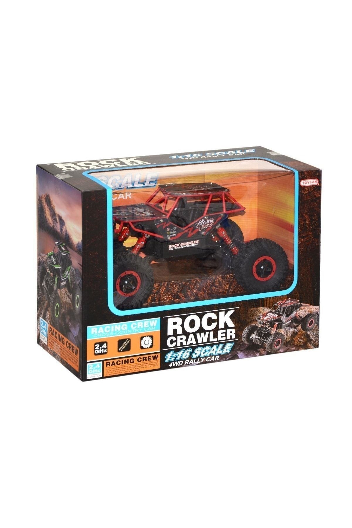 Şarjlı Uzaktan Kumandalı Buggy Jeep Araba 1:16 Rock Crawler Off Road 4x4