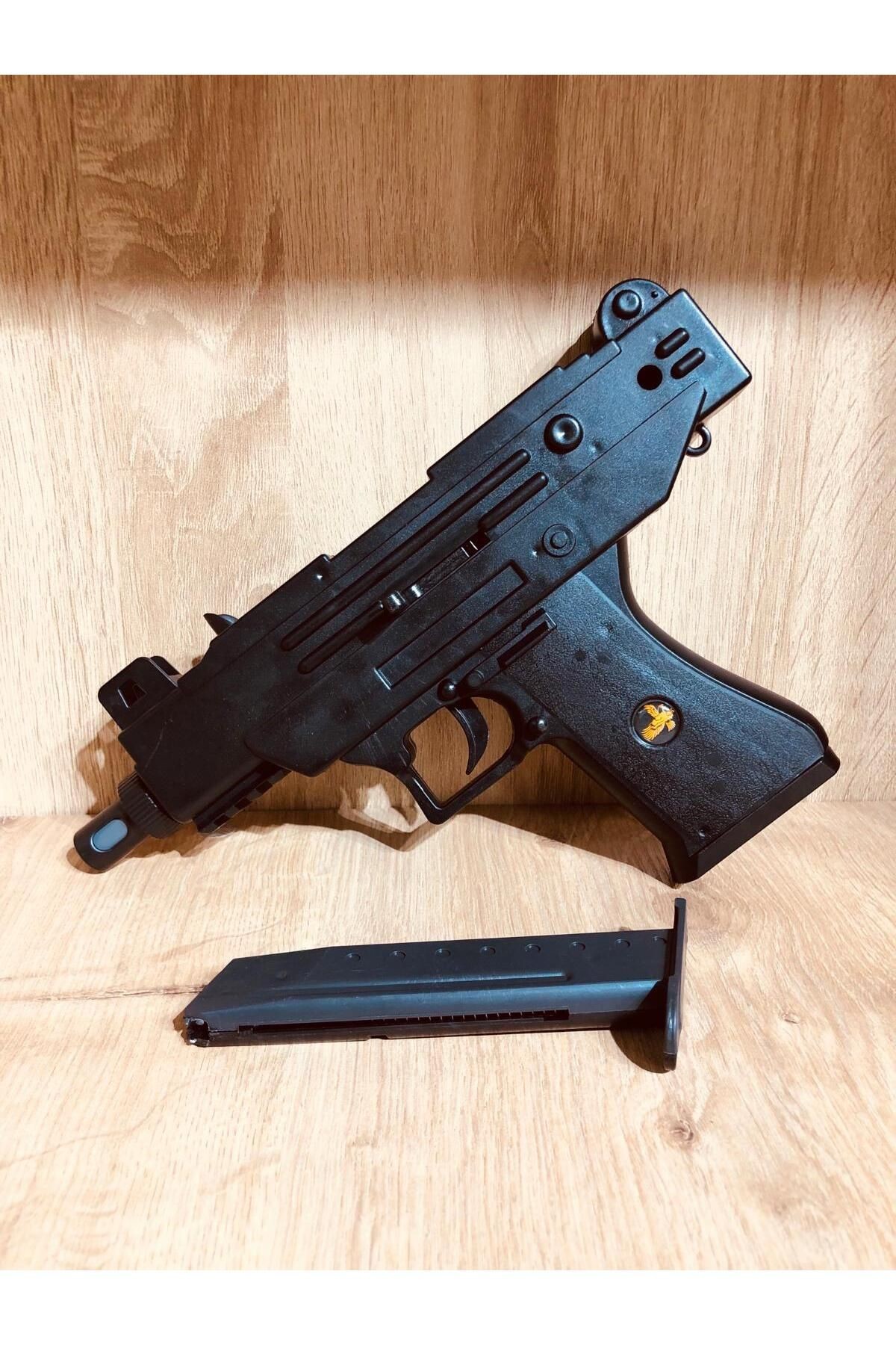 Boncuklu Uzi Silah + 21 Paket Mermi