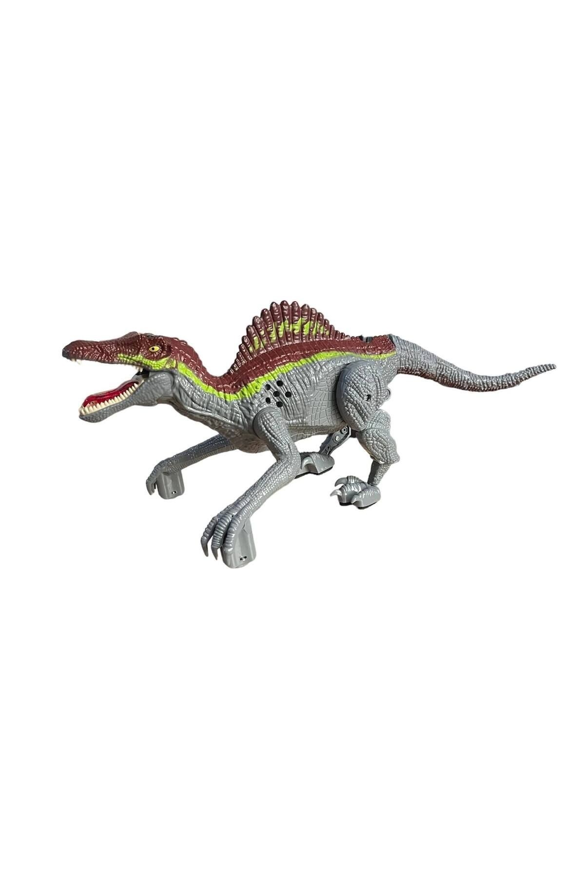 Dinozor Sesli Işıklı Kükreyen Ses El Sensörlü Sarjlı 35 Cm