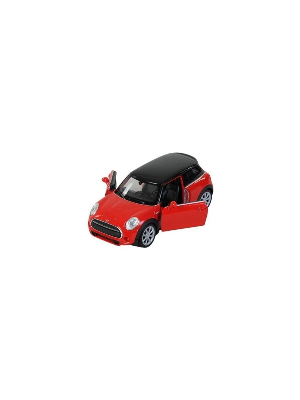 Çek Bırak Metal Mini Cooper Çocuk Araba Oyuncak 12 cm Kırmızı