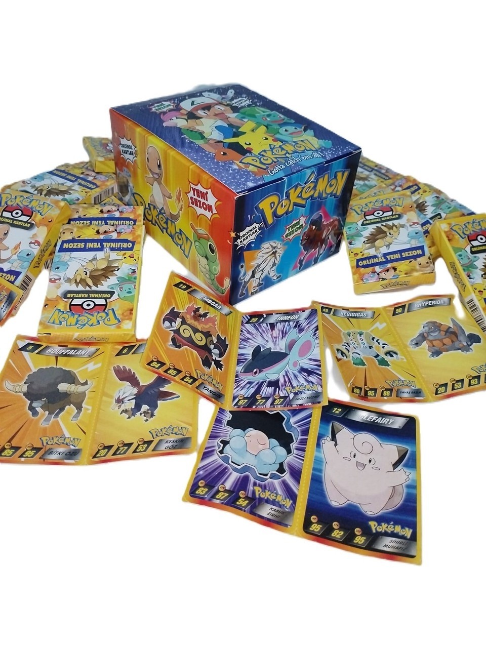 Pokemon Yeni Seri 2024 Orjinal Oyun Kartı 24 Paket