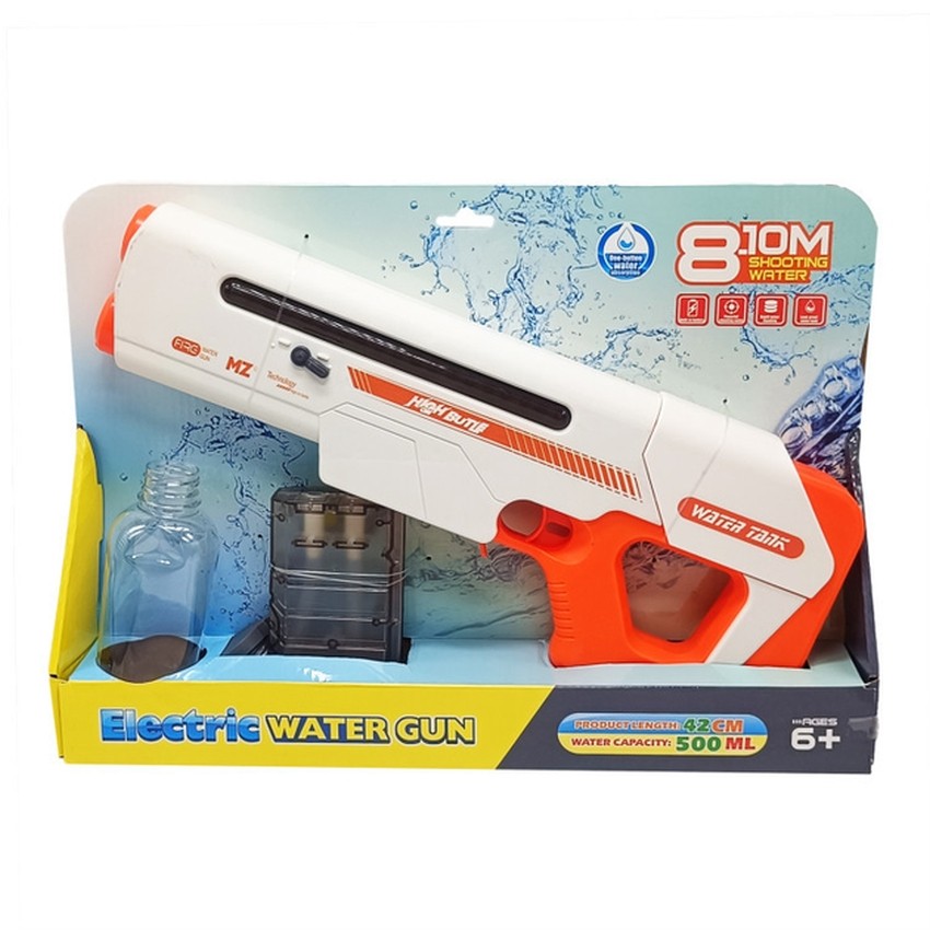 Su Tabancası Şarzjlı Otomatik 500 ML 8-10 M Menzil Electiric Water Gun