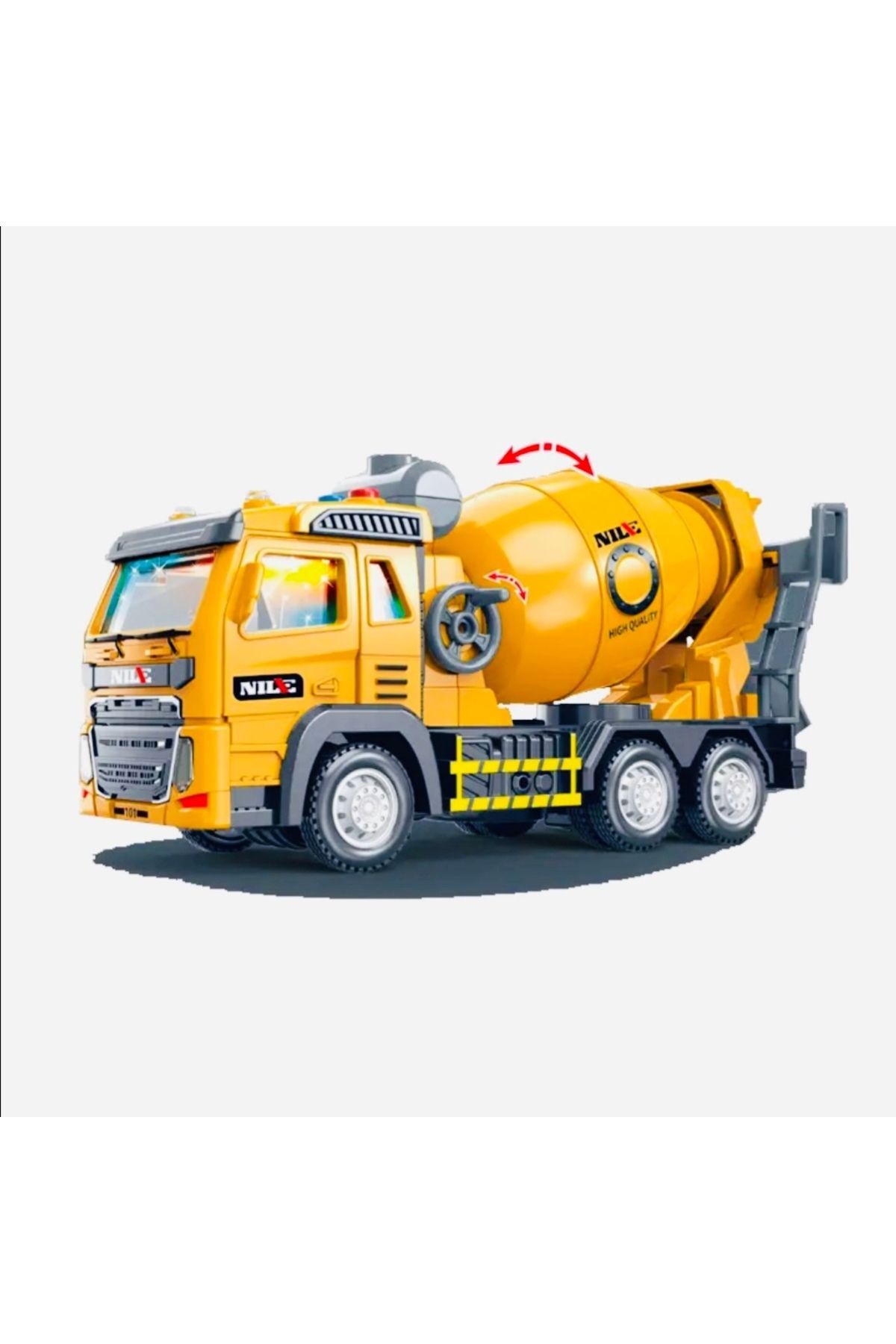 İnşaat Araçı Beton Mikseri Işıklı Sesli Tır Oyuncak Araçlar