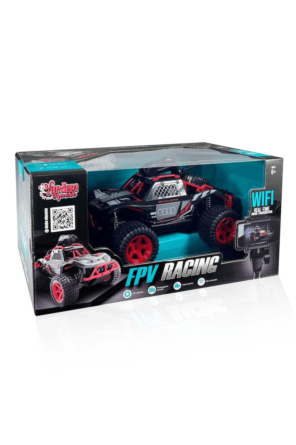 Uzaktan Kumandalı Full Fonksiyon Şarjlı 2.4G Kameralı Off Road Araba Vardem