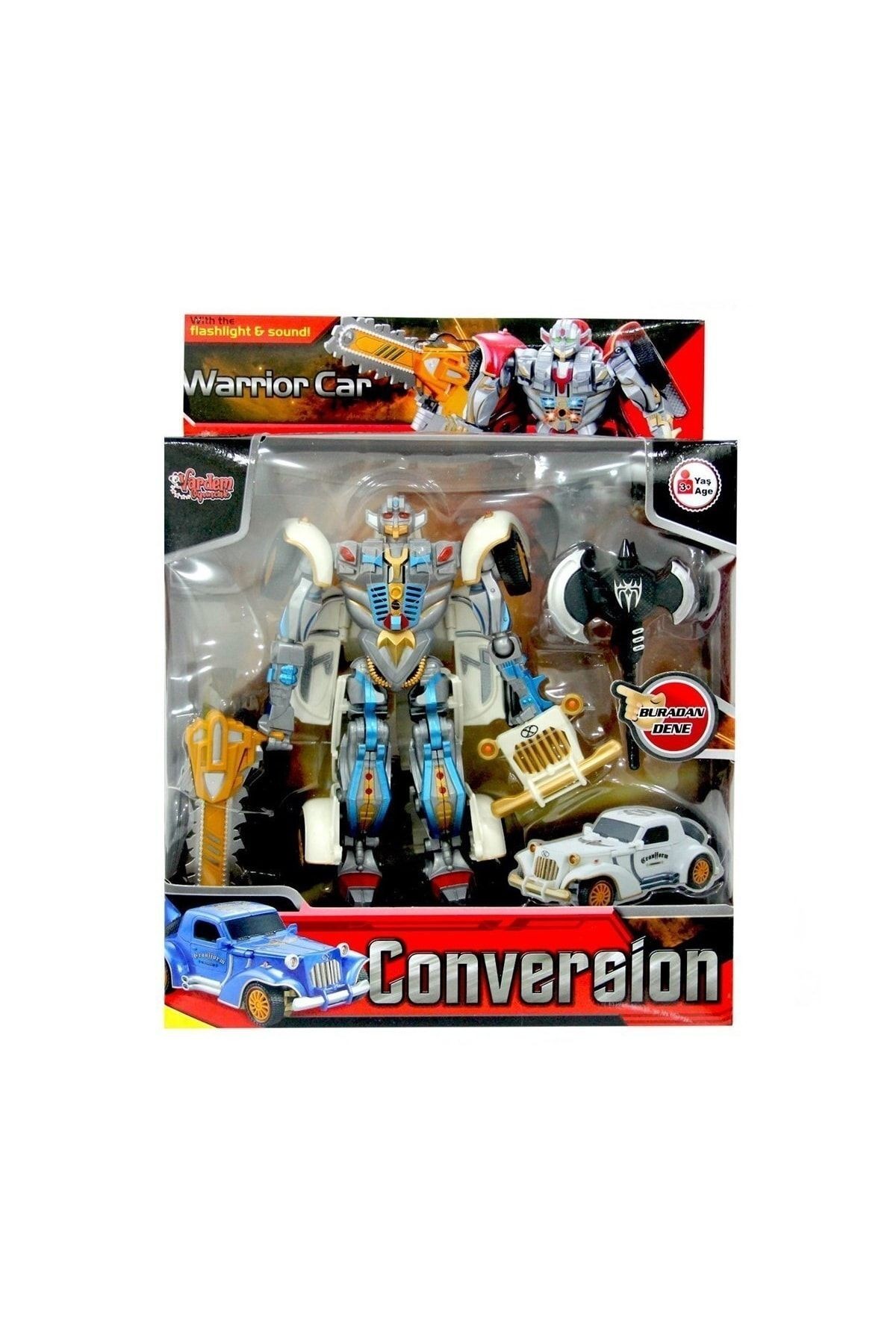 Hw-668-1,668-2 Conversion 668 Işıklı Sesli Dönüşebilen Robot