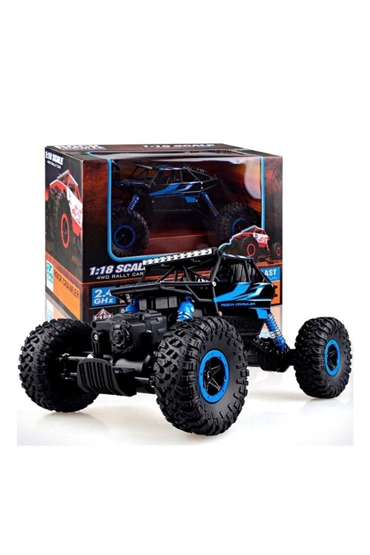 Süper Rock Crawler 4*4 Çeker Oyuncak Uzaktan Kumandalı Araba Jip 1:16