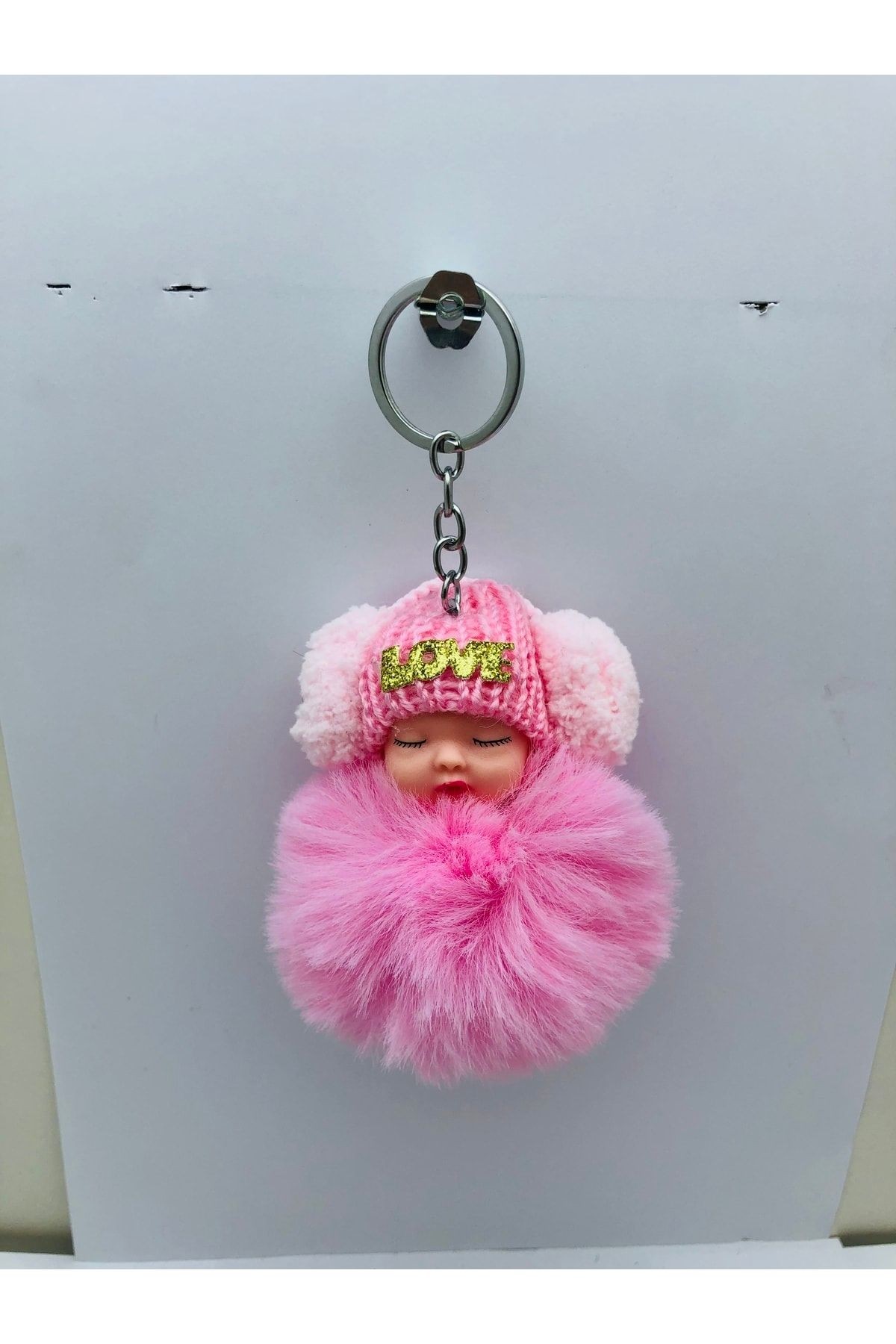 Peluş Sevimli Bebek Anahtarlık, Çanta Süsü 1 Adet Fiyatıdır