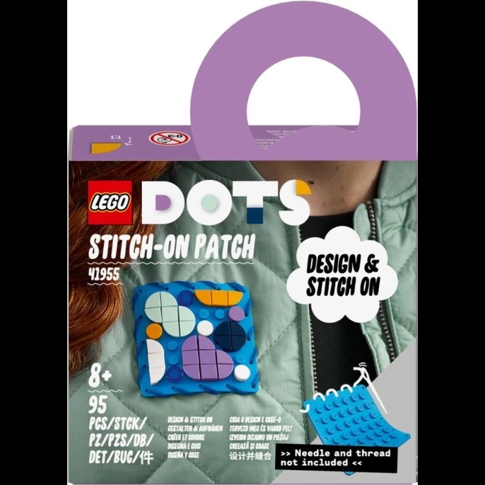 Lego Dots Stitch on Patch