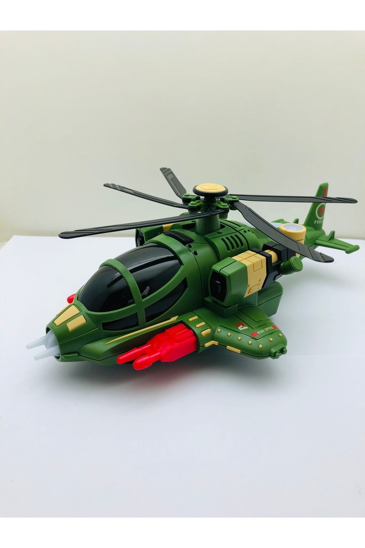 Helikopter Sesli Işıklı Askeri Helikopter