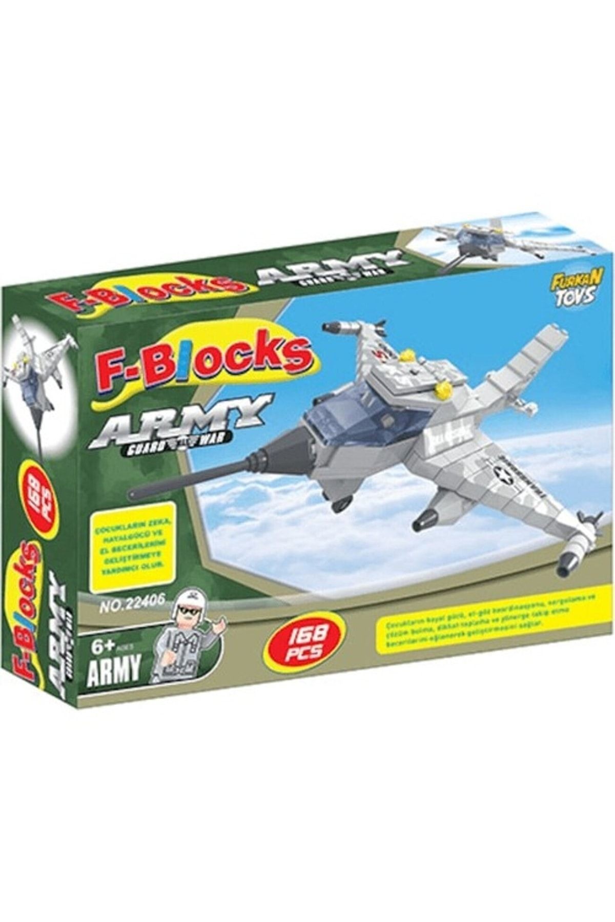 F-blocks Asker Seri 168 Pcs (22406)