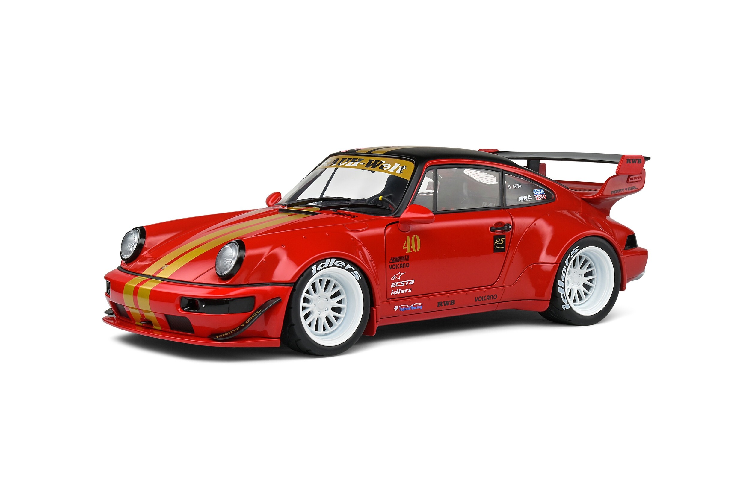 1:18 Porsche 911 964 RWB Red Sakura