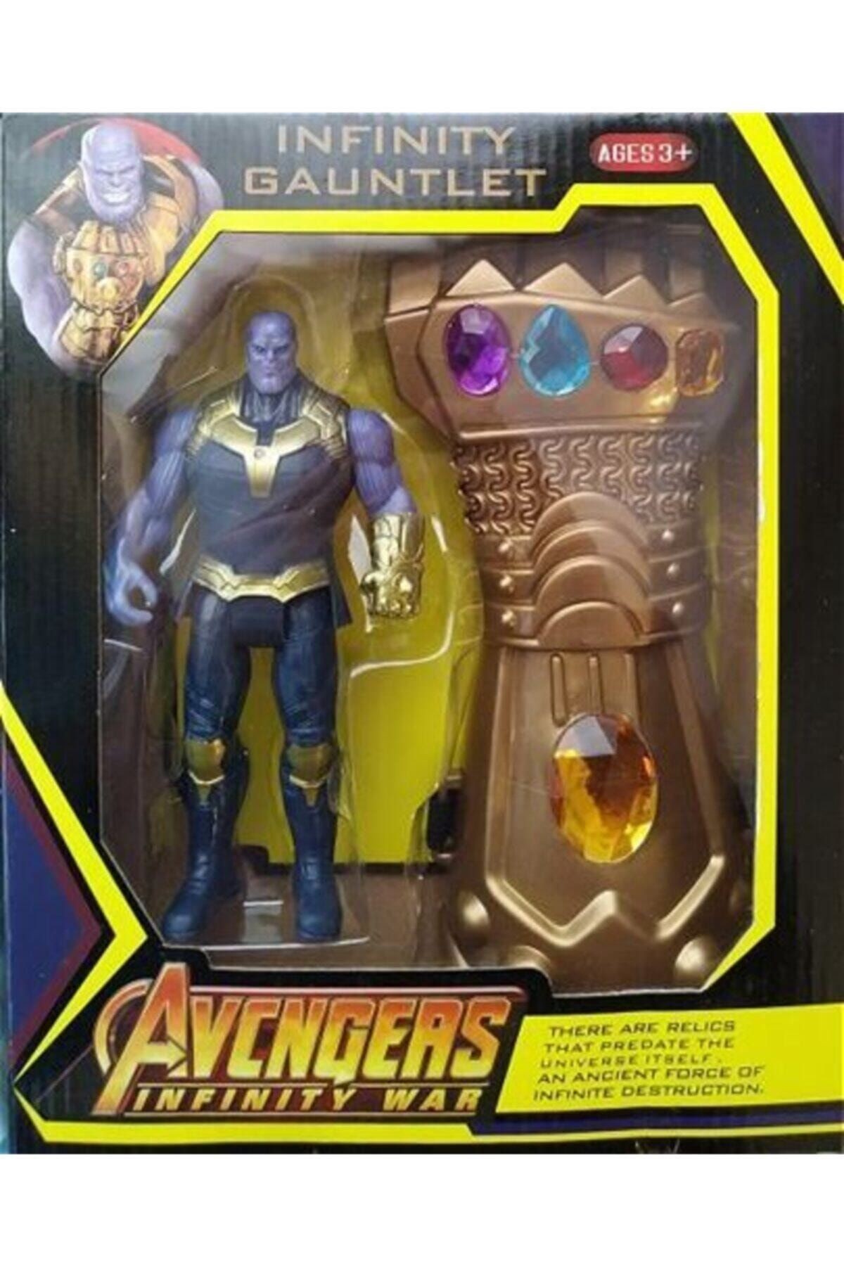 Mavi Işıklı Thanos Ve Eldiveni 2 Li Oyuncak Figür Thanos