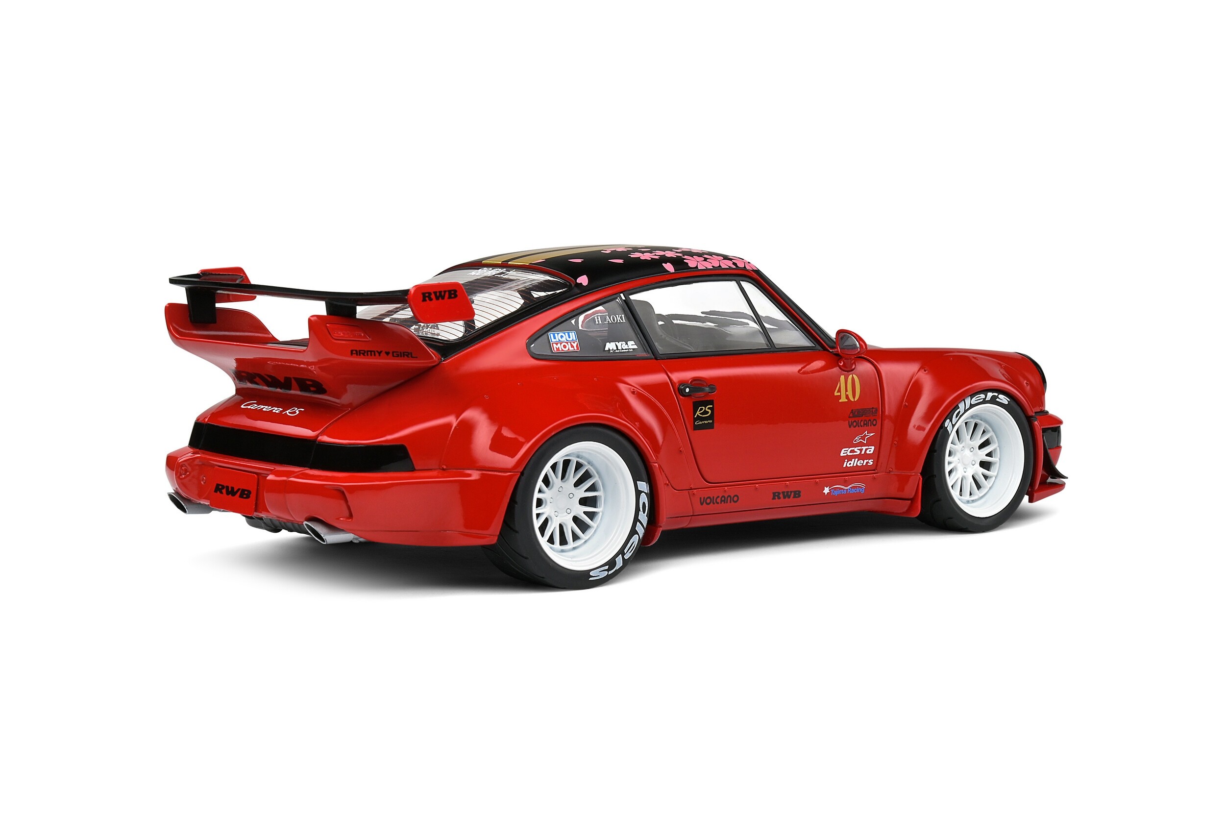 1:18 Porsche 911 964 RWB Red Sakura