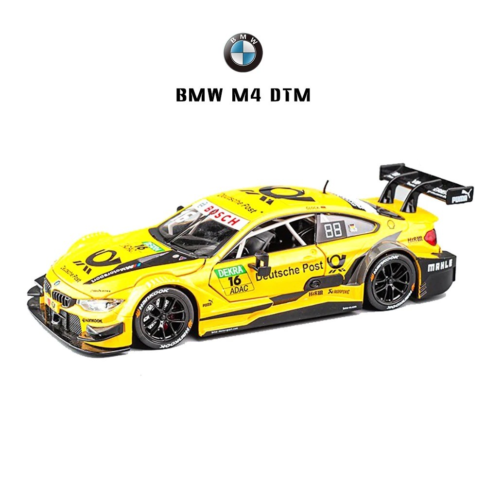 1:24 BMW M4 DTM Alaşım Spor Araba Diecasts Metal oyuncak Araç