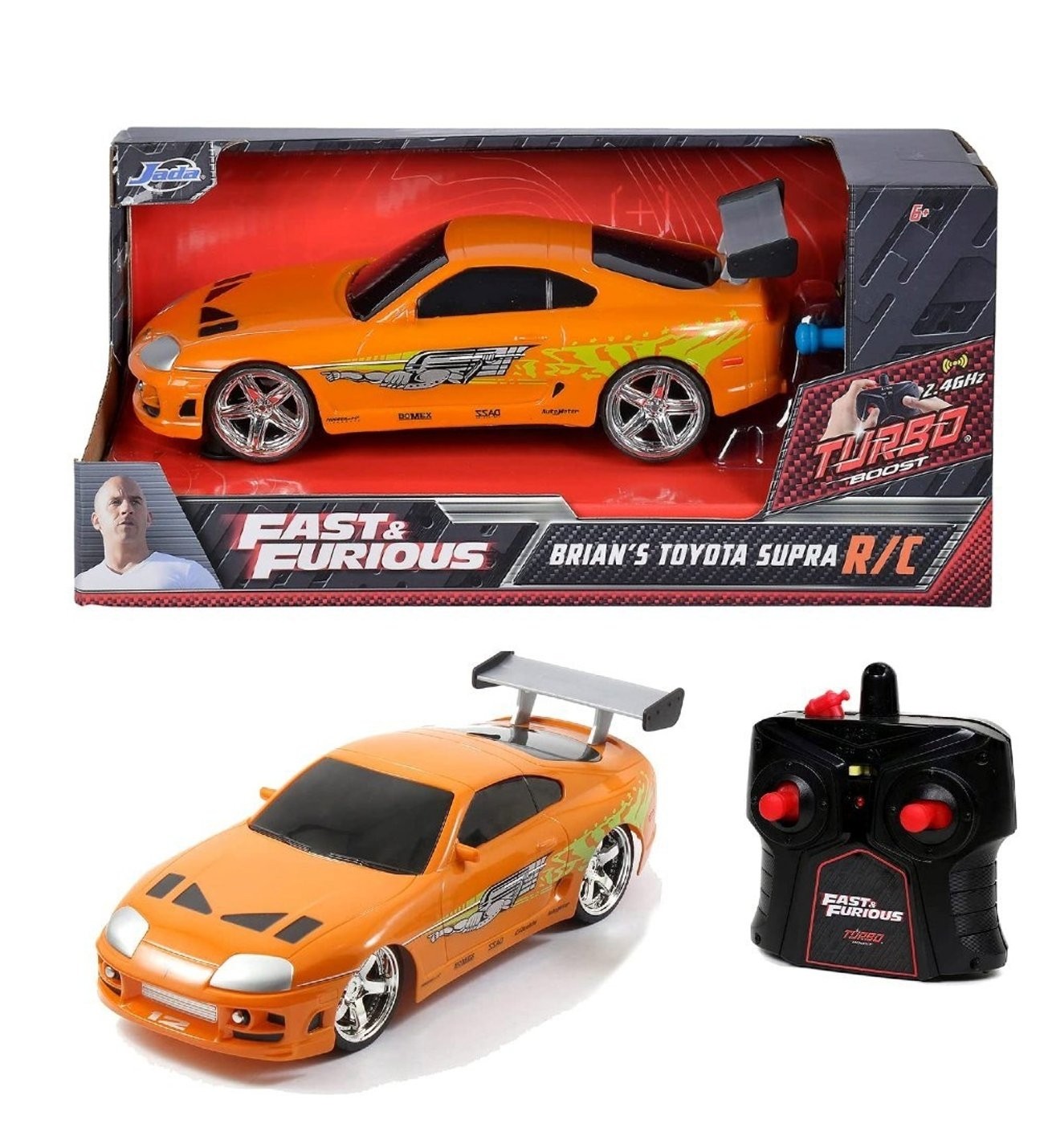 1:24 Uzaktan Kumandalı Fast & Furious Brian's 1995 Toyota Supra MK4