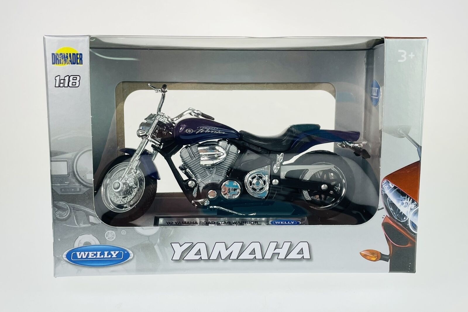 '02 YAMAHA ROAD STAR WARRIOR 1:18 Ölçekli Model