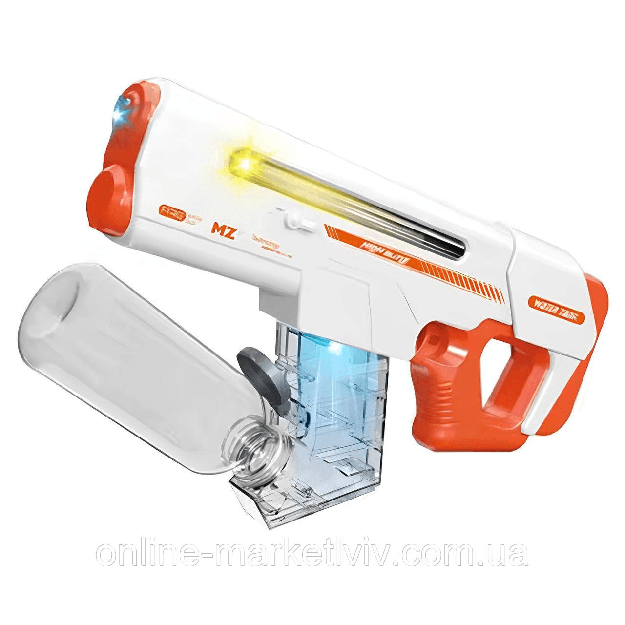 Su Tabancası Şarzjlı Otomatik 500 ML 8-10 M Menzil Electiric Water Gun