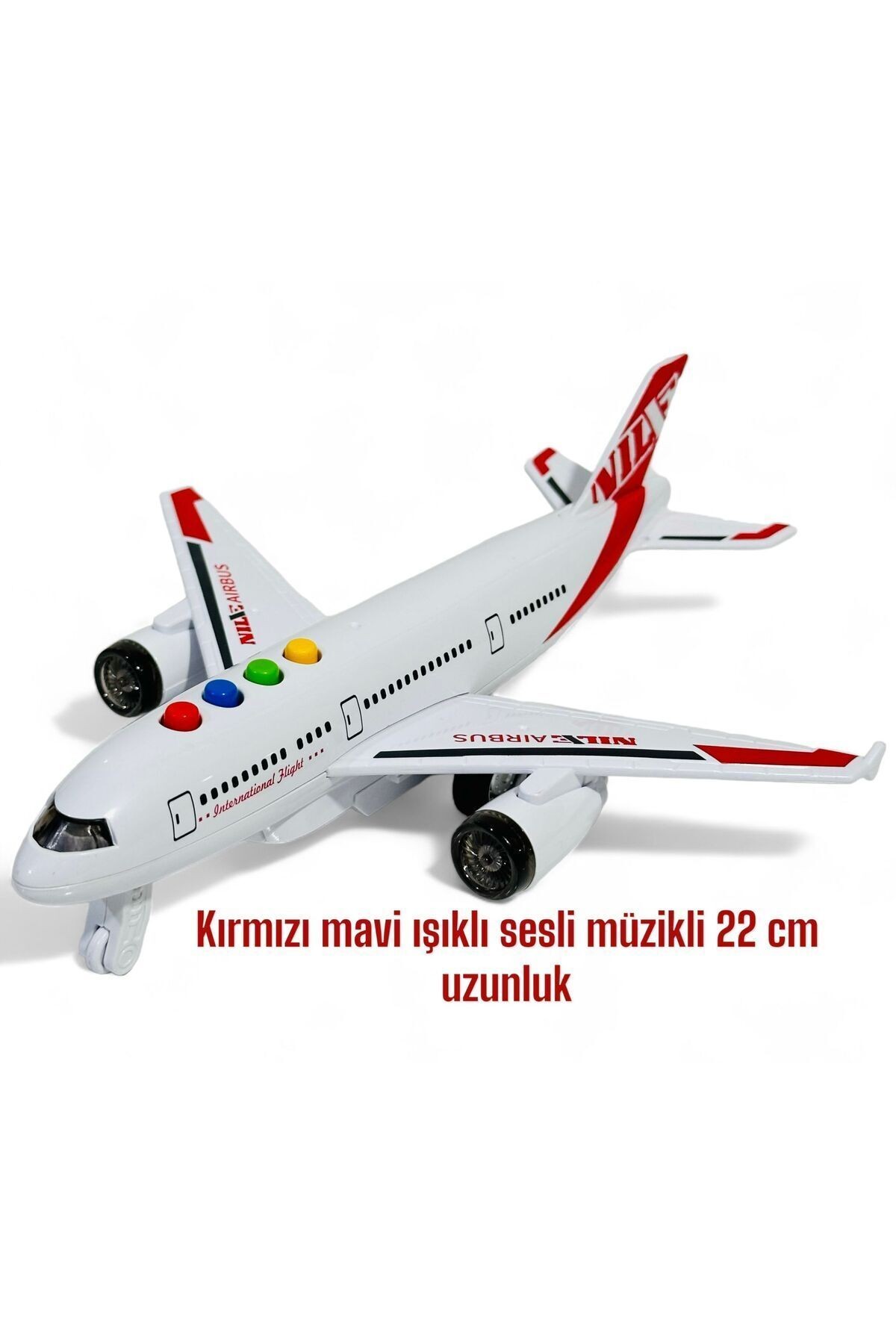 Uçak yolcu uçağı ışıklı sesli müzikli kaliteli oyuncak
