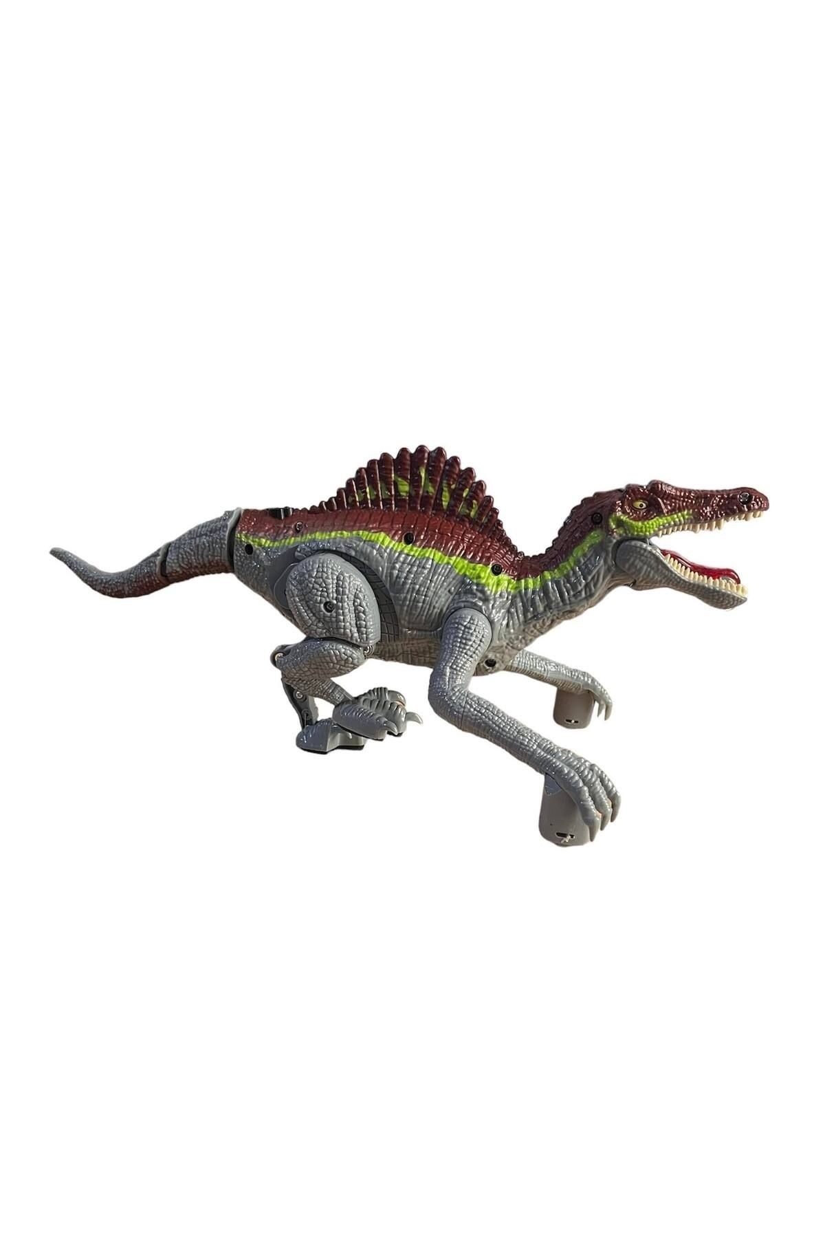 Dinozor Sesli Işıklı Kükreyen Ses El Sensörlü Sarjlı 35 Cm