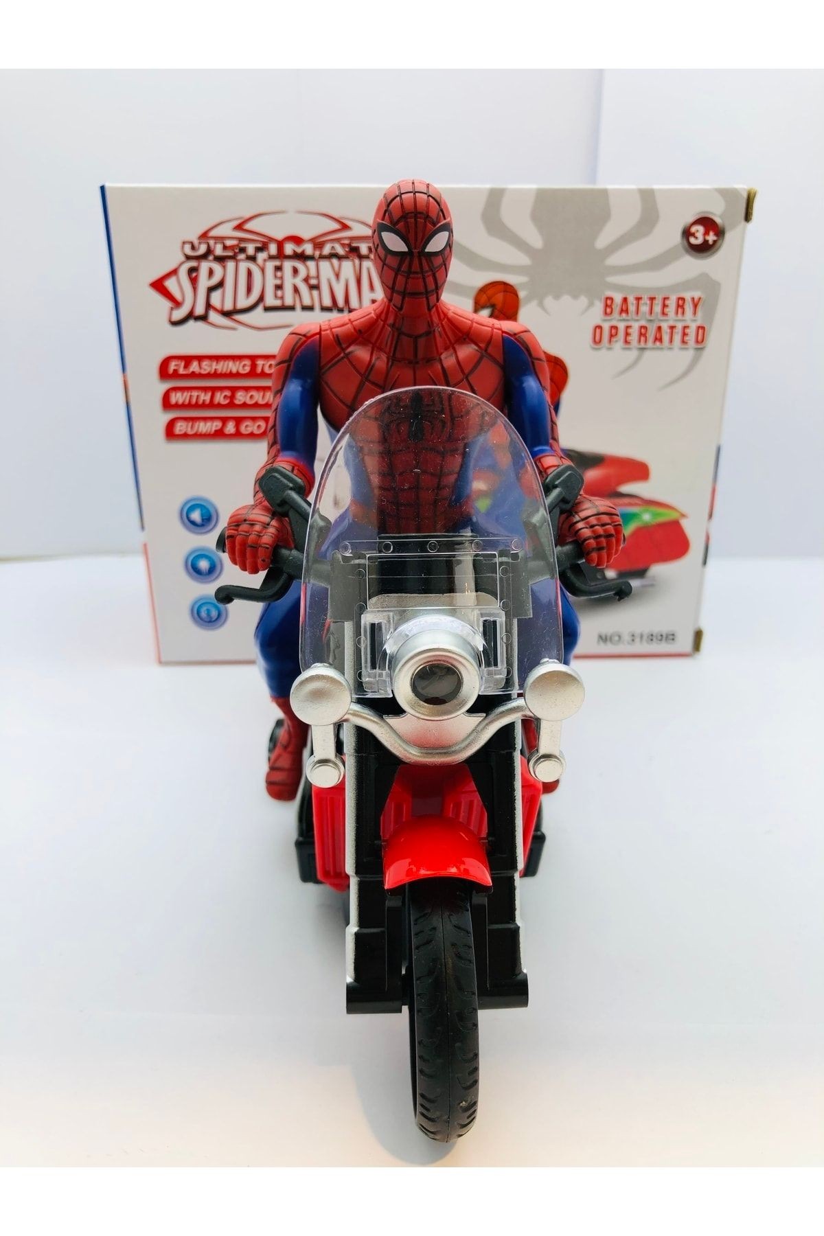 Örümcek Adam Spiderman Robot Işıklı Sesli Motor Oyuncak