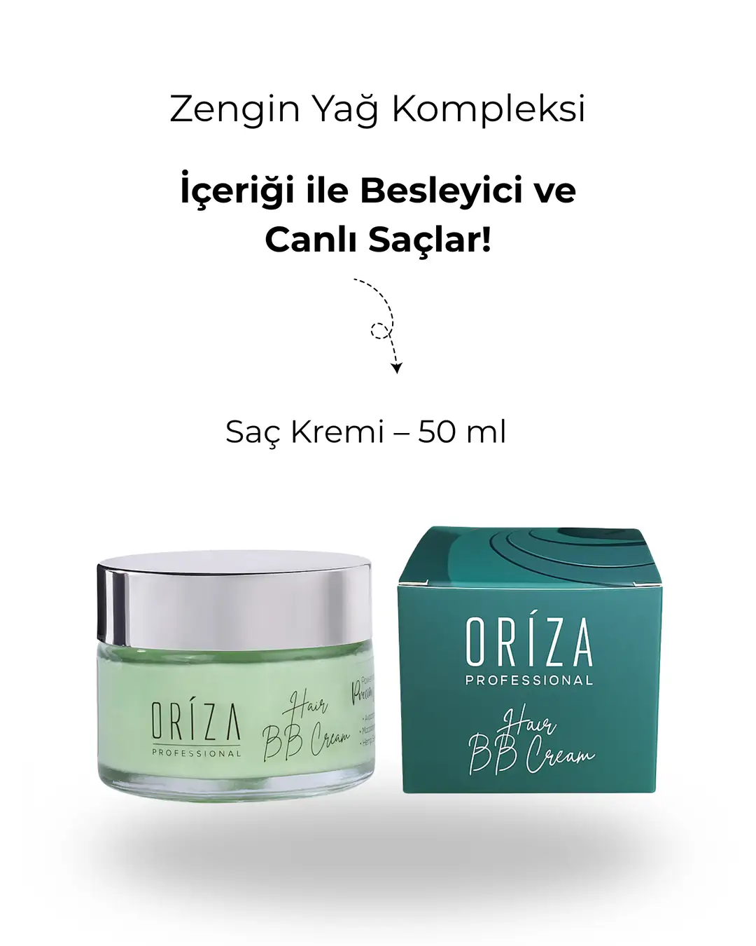 Oriza Professional Saç Kremi 50 ml - Besleyici ve Nemlendirici BB