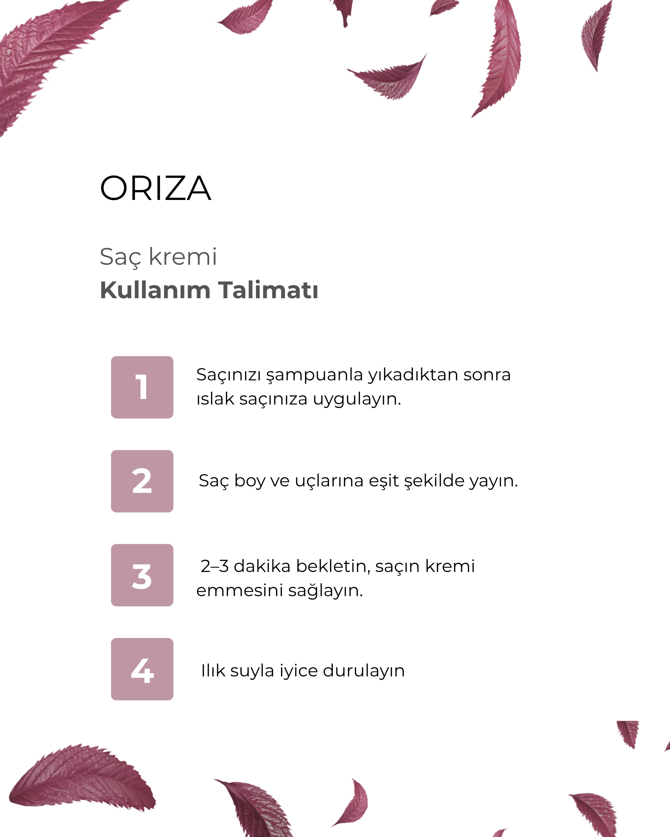 Oriza Sodium DNA Serisi Saç Kremi | Onarıcı, Besleyici ve Yumuşatıcı