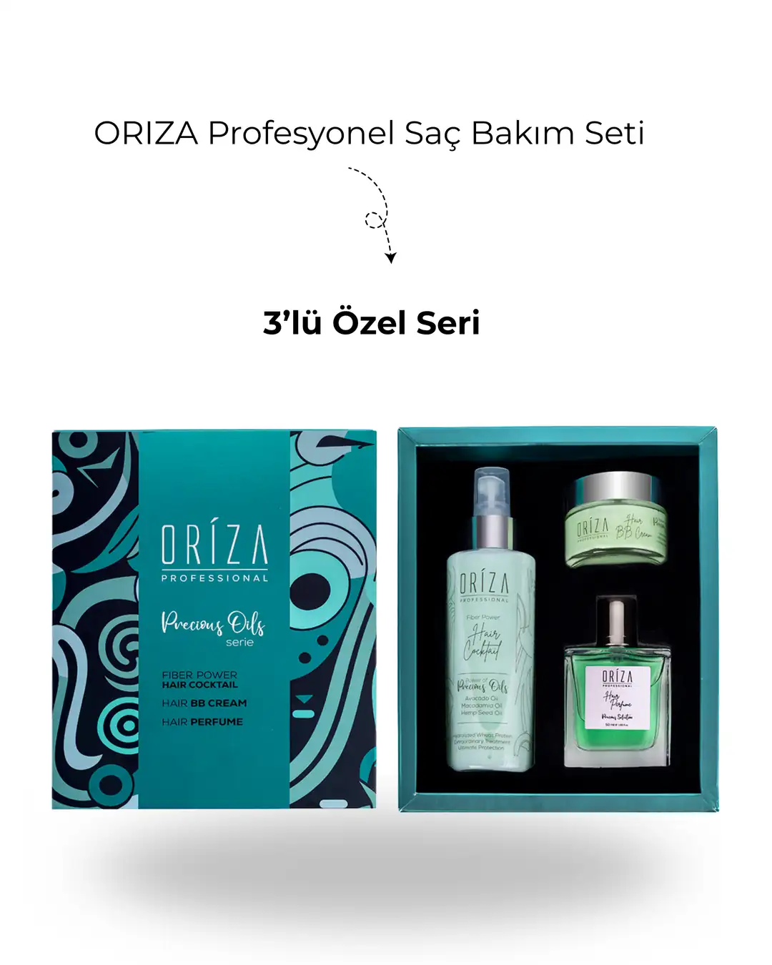 Oriza Professional Saç Bakım Seti – 3'lü Özel Seri