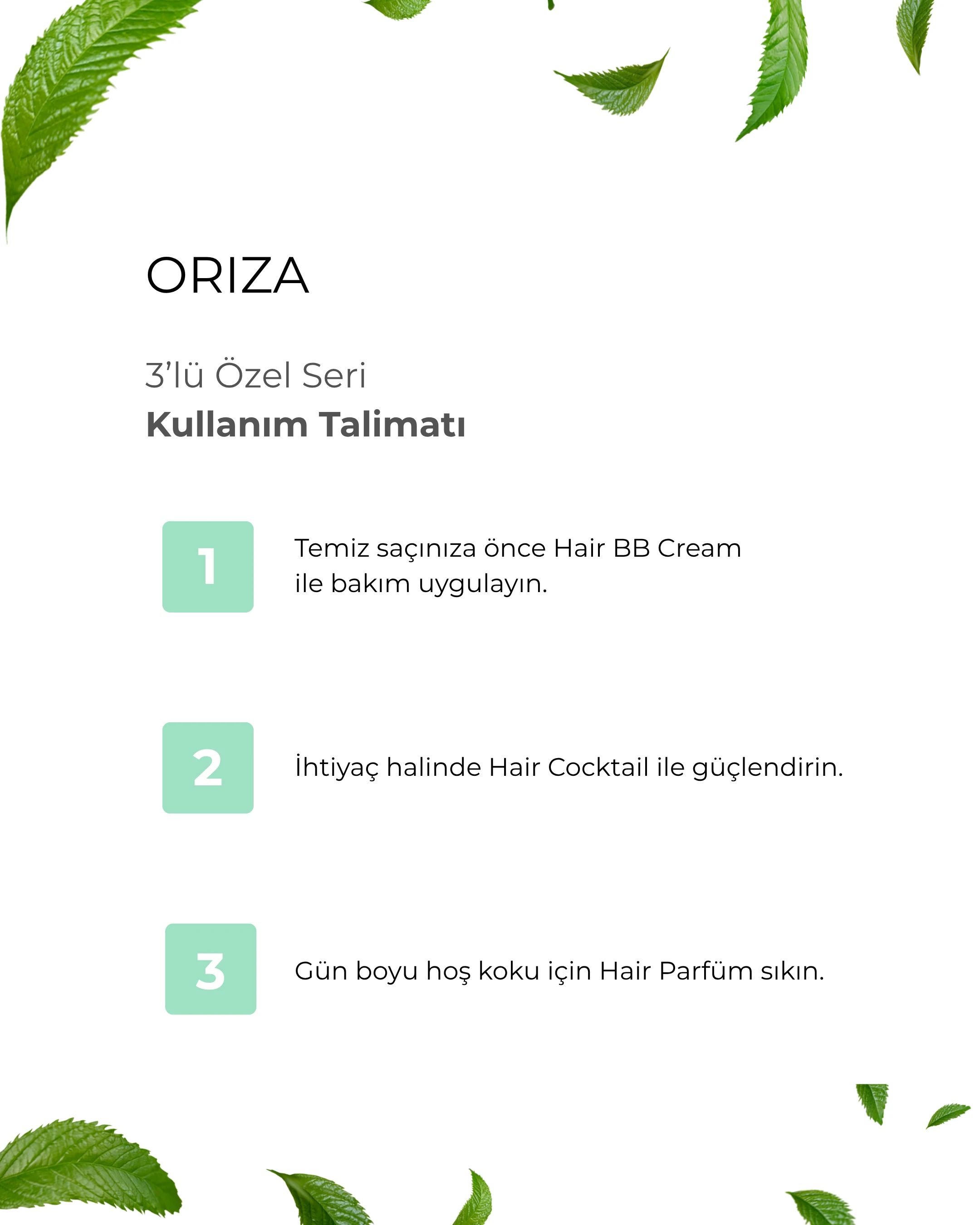 Oriza Professional Saç Bakım Seti – 3'lü Özel Seri
