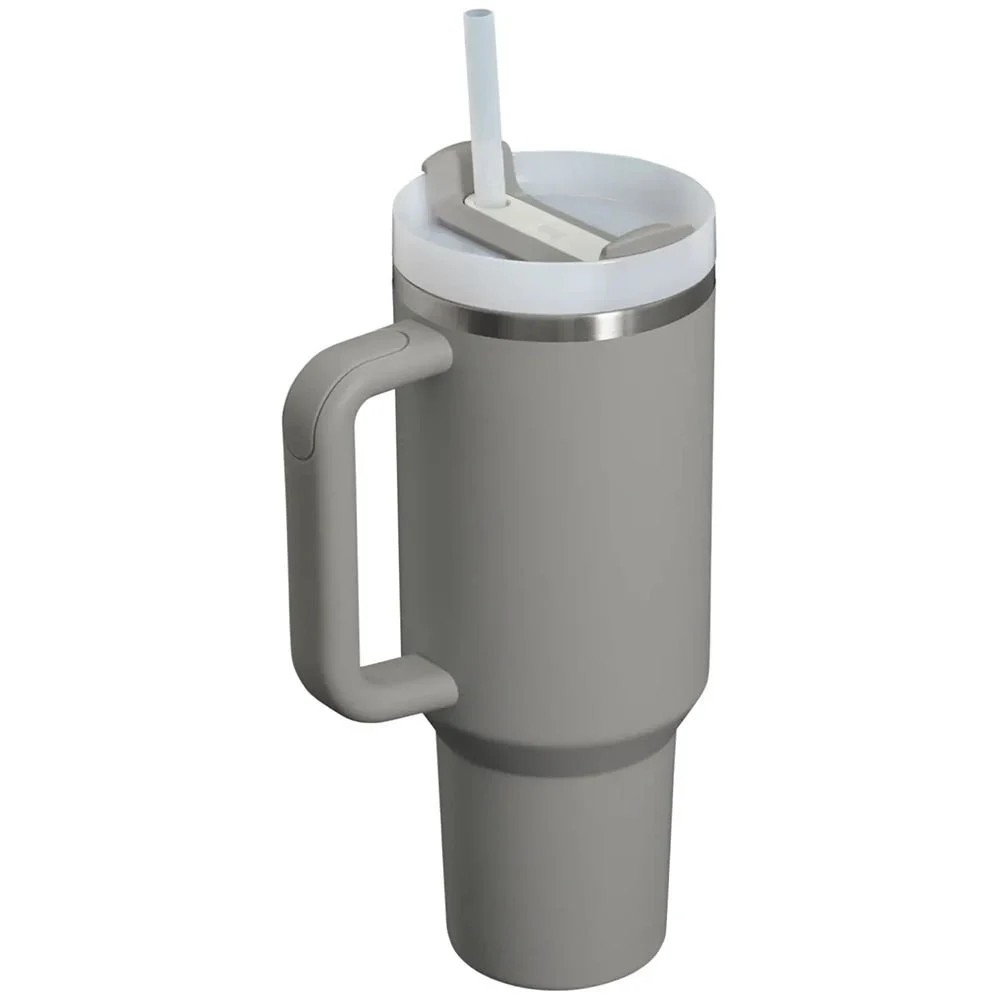 Stanley Quencher Pipetli Termos Bardak 1.18 Lt - Kül rengi