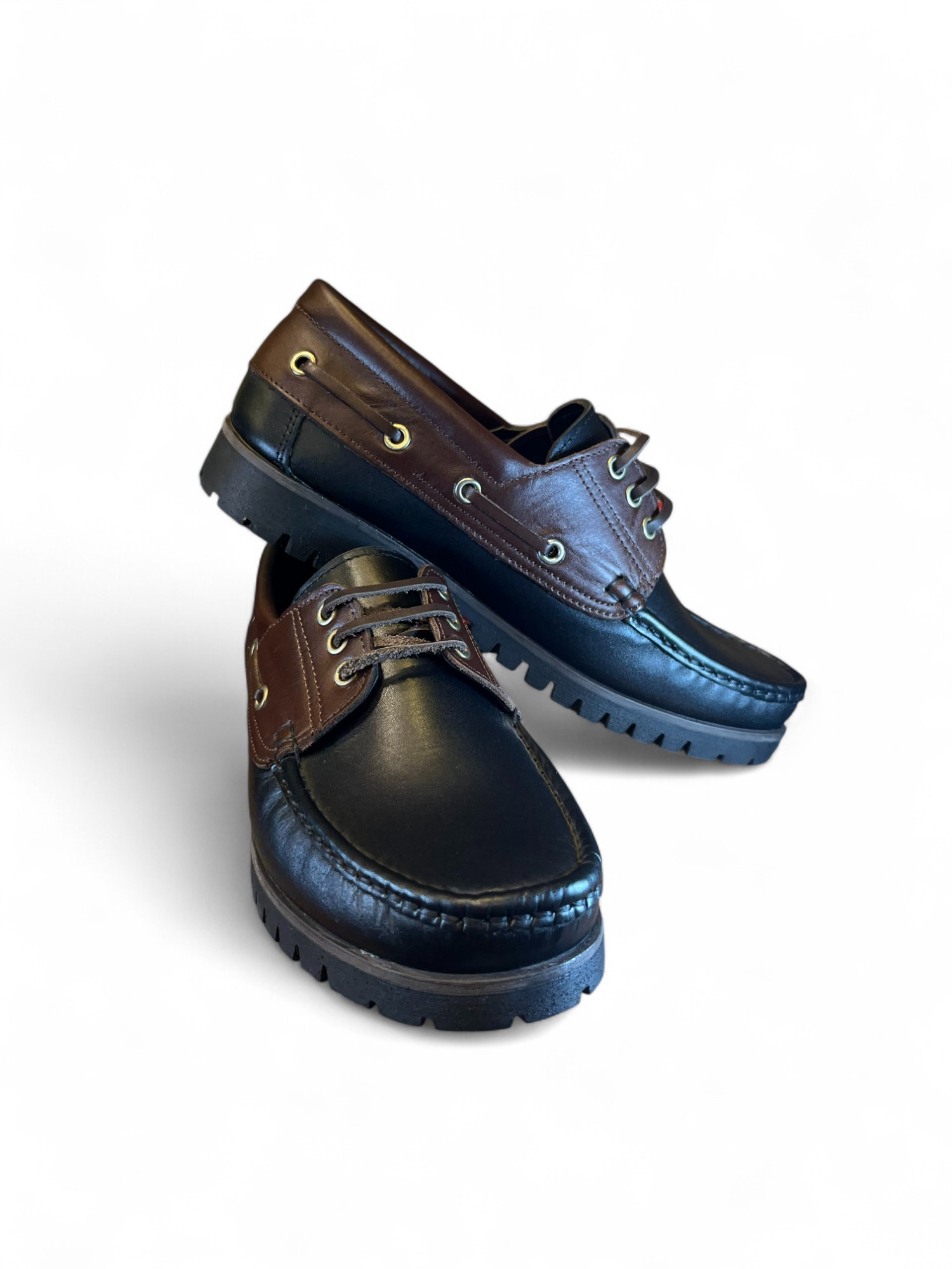 Hakiki Deri Lug Boat Shoe Erkek Ayakkabısı