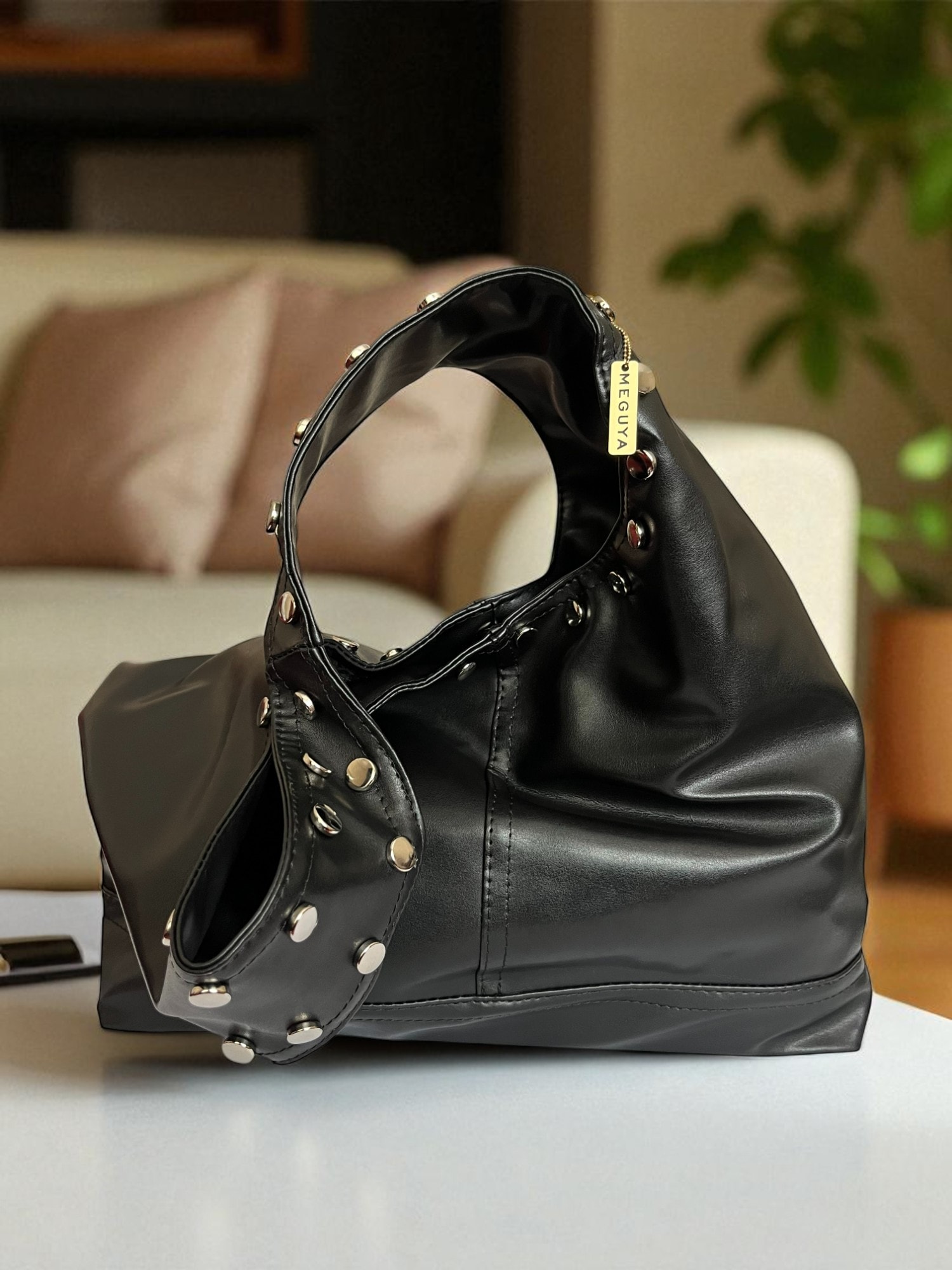 Meguya Studded Kadın Omuz ve El Çantası