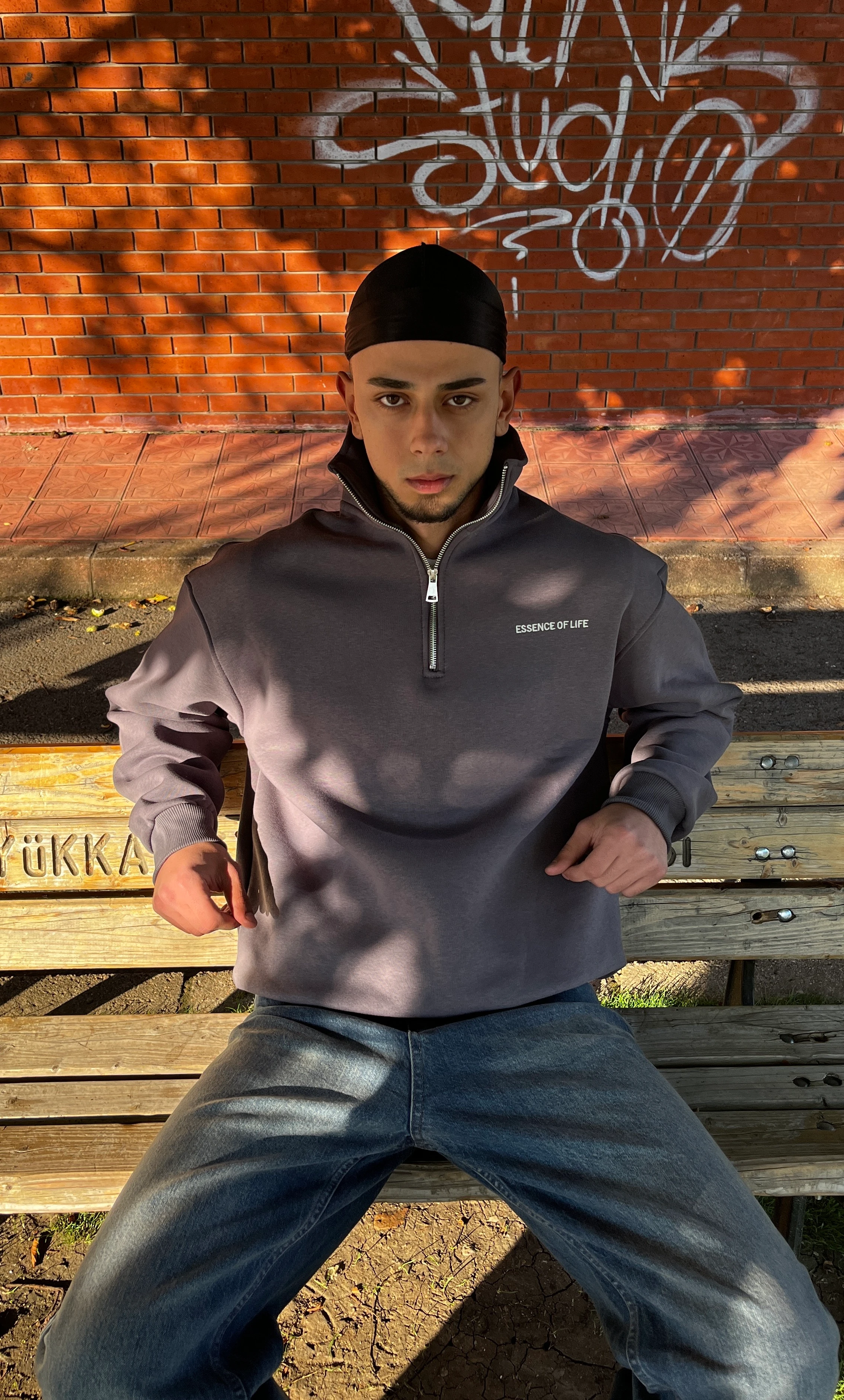 Essence Baskılı Oversize Sweatshirt G10156