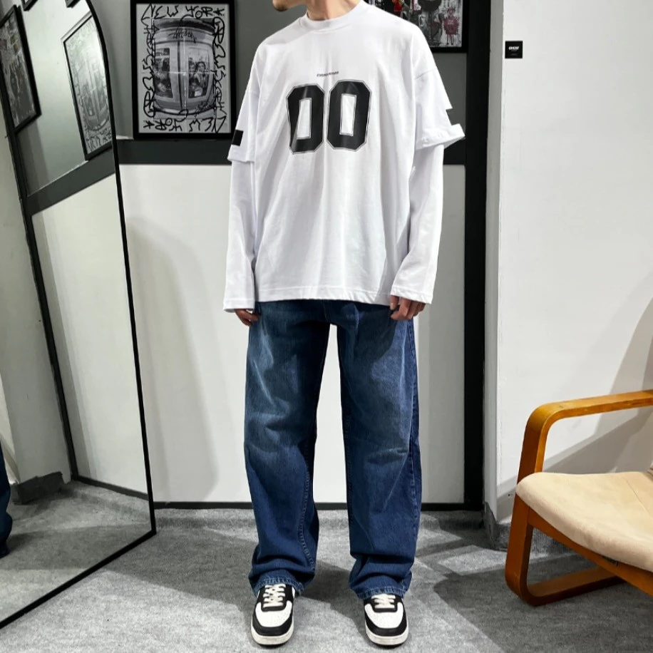 Five Four Five Premium Oversize Long Sleeve - Beyaz G10111