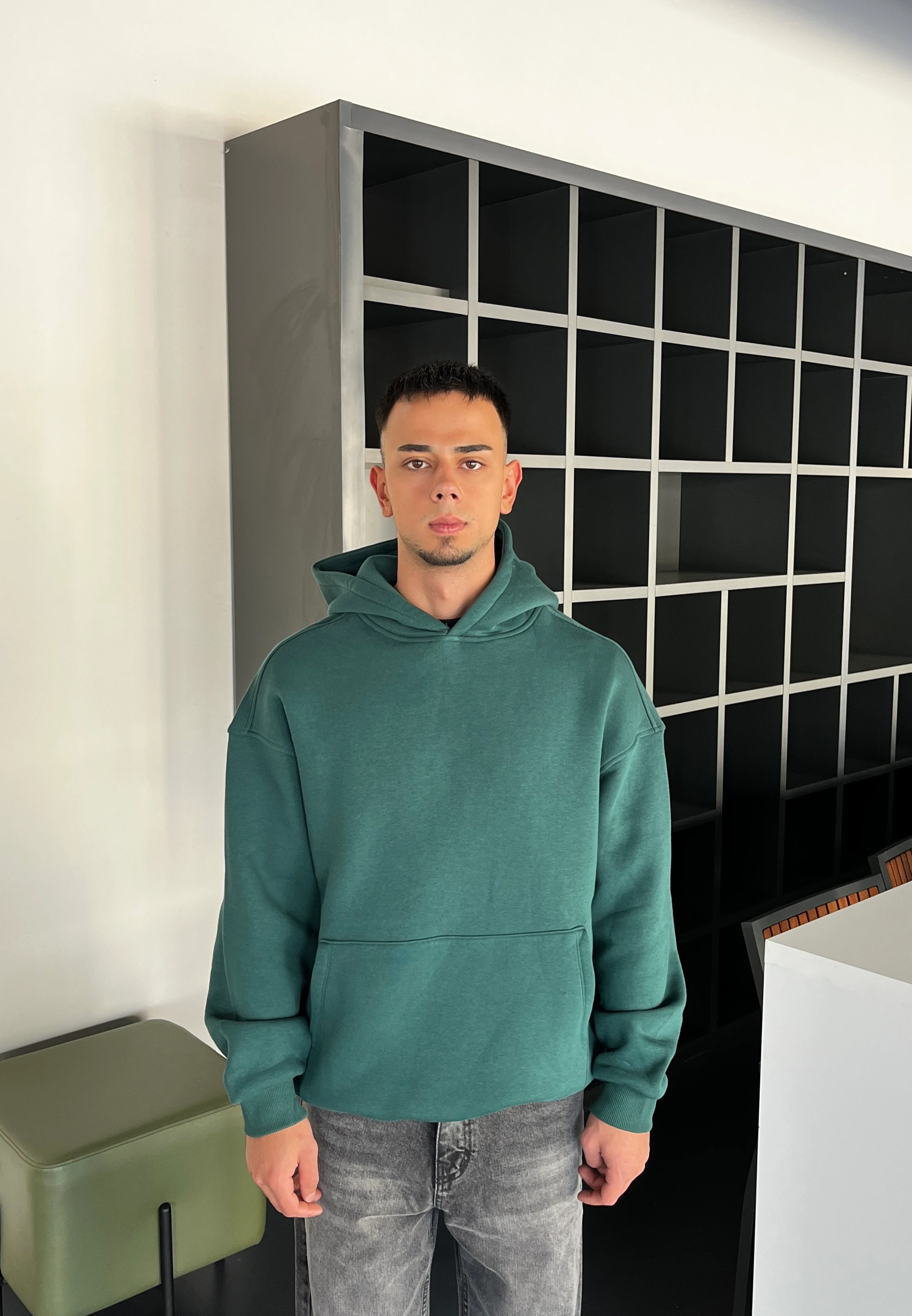 Ghost Basic Oversize Yeşil Sweatshirt G10151