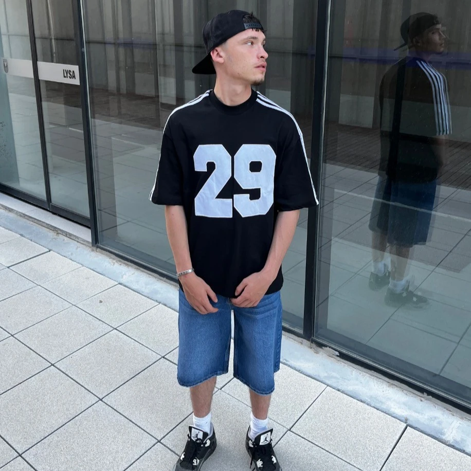 Ghost Atelier 005 Koyu Mavi Baggy Kot Şort G10129