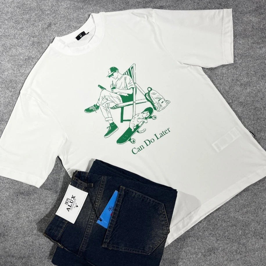 Premium CDL Baskılı Oversize Tişört G10113