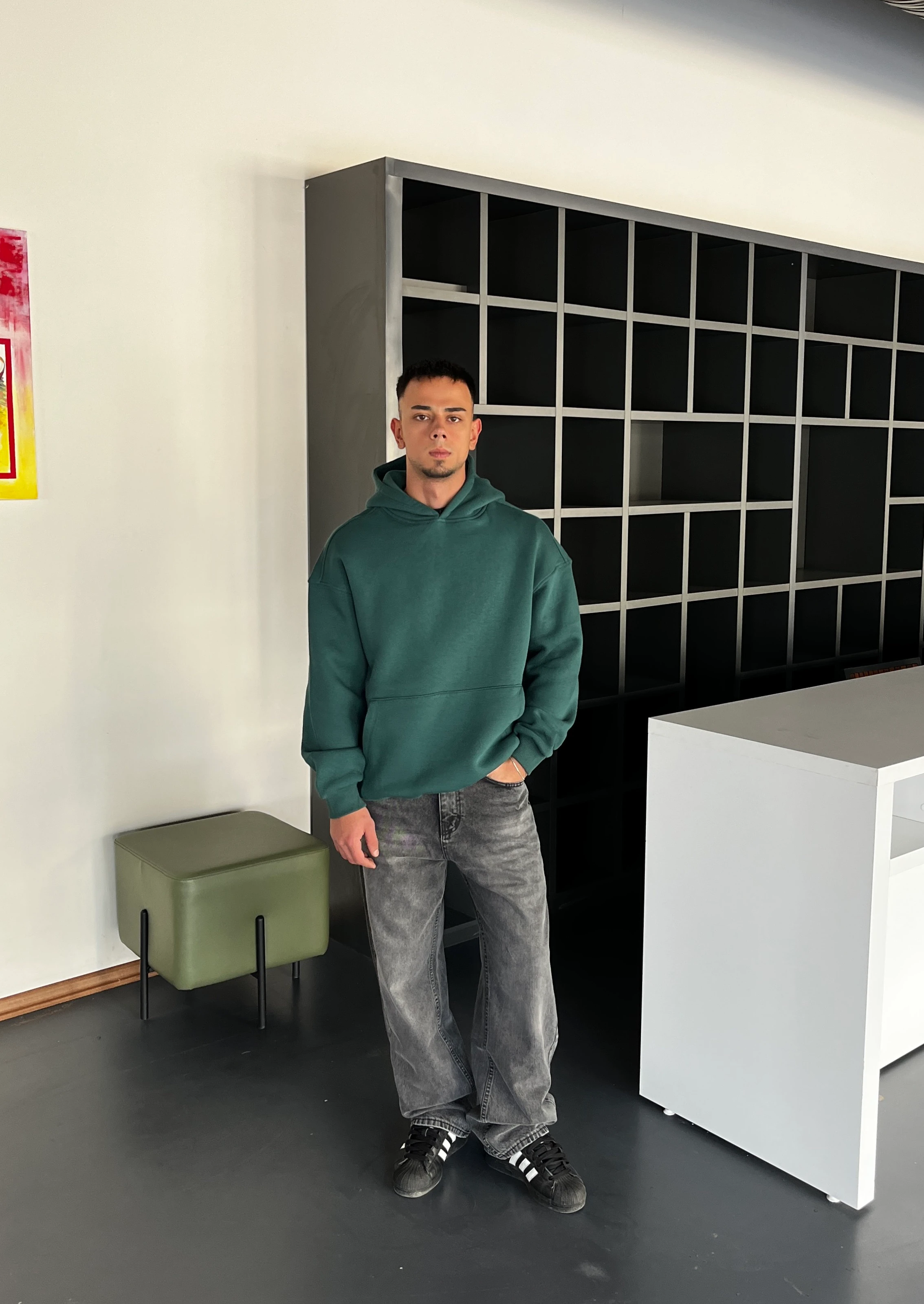 Ghost Basic Oversize Yeşil Sweatshirt G10151