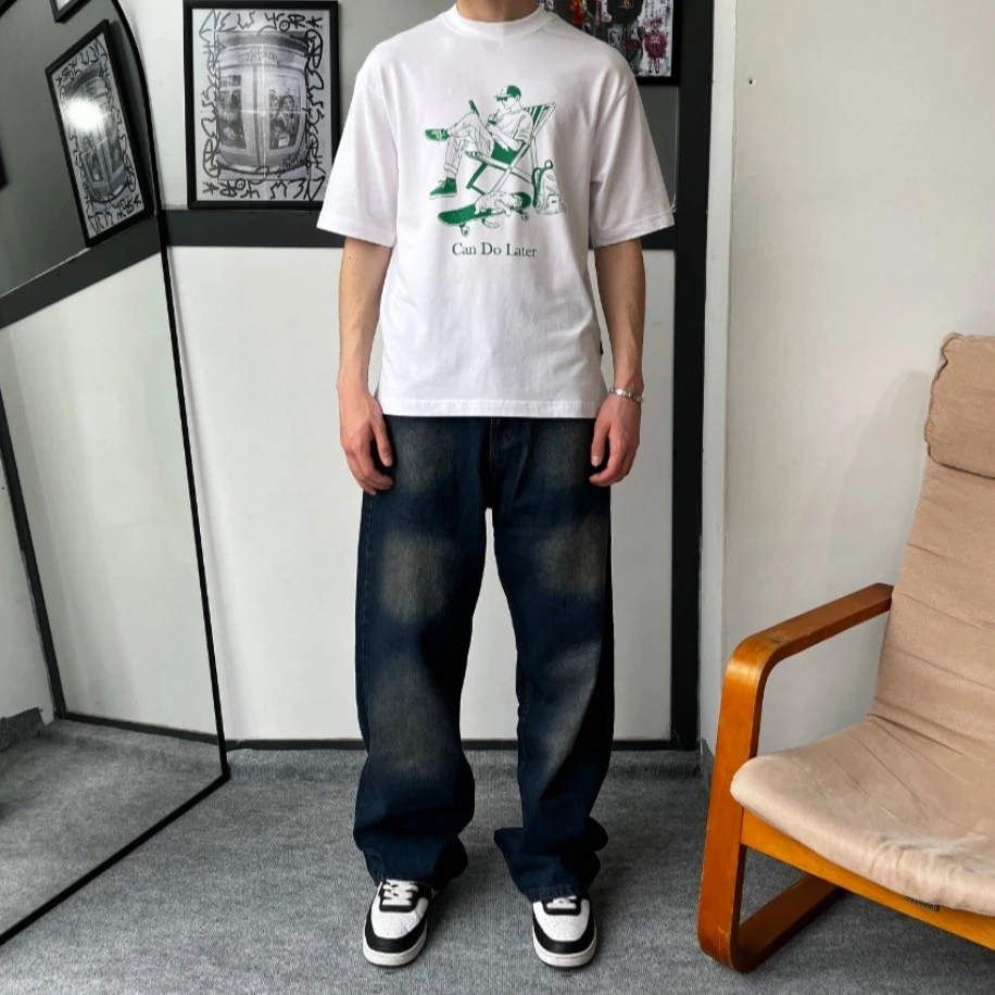 Premium CDL Baskılı Oversize Tişört G10113