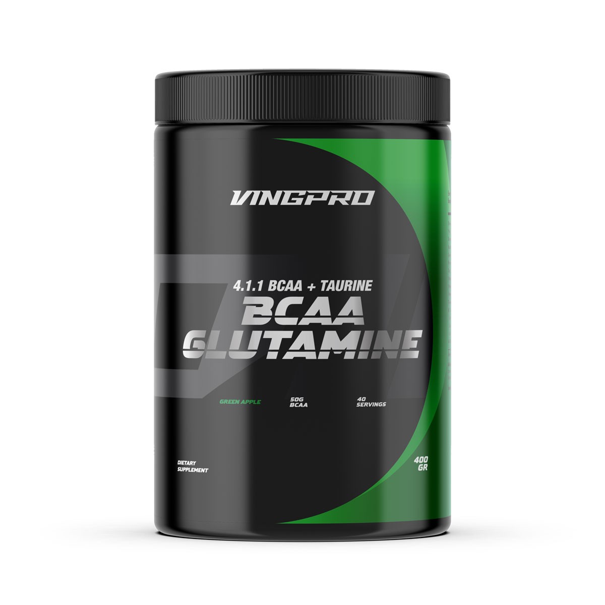 BCAA 4.1.1 GLUTAMINE + TAURINE 400GR (YEŞİL ELMA)