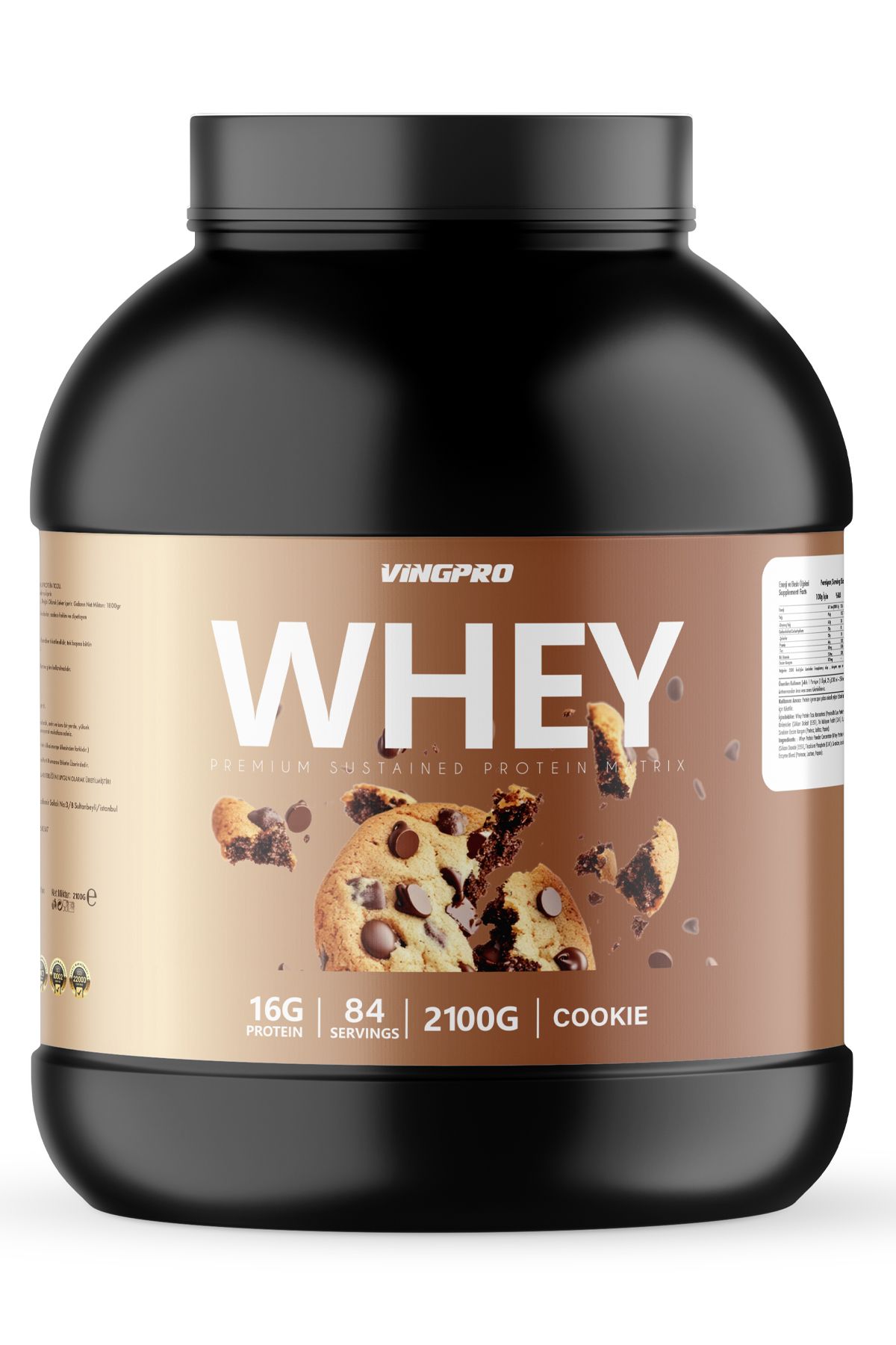 2100 GR EKO WHEY PROTEIN 84 SERVIS (KURABİYE)