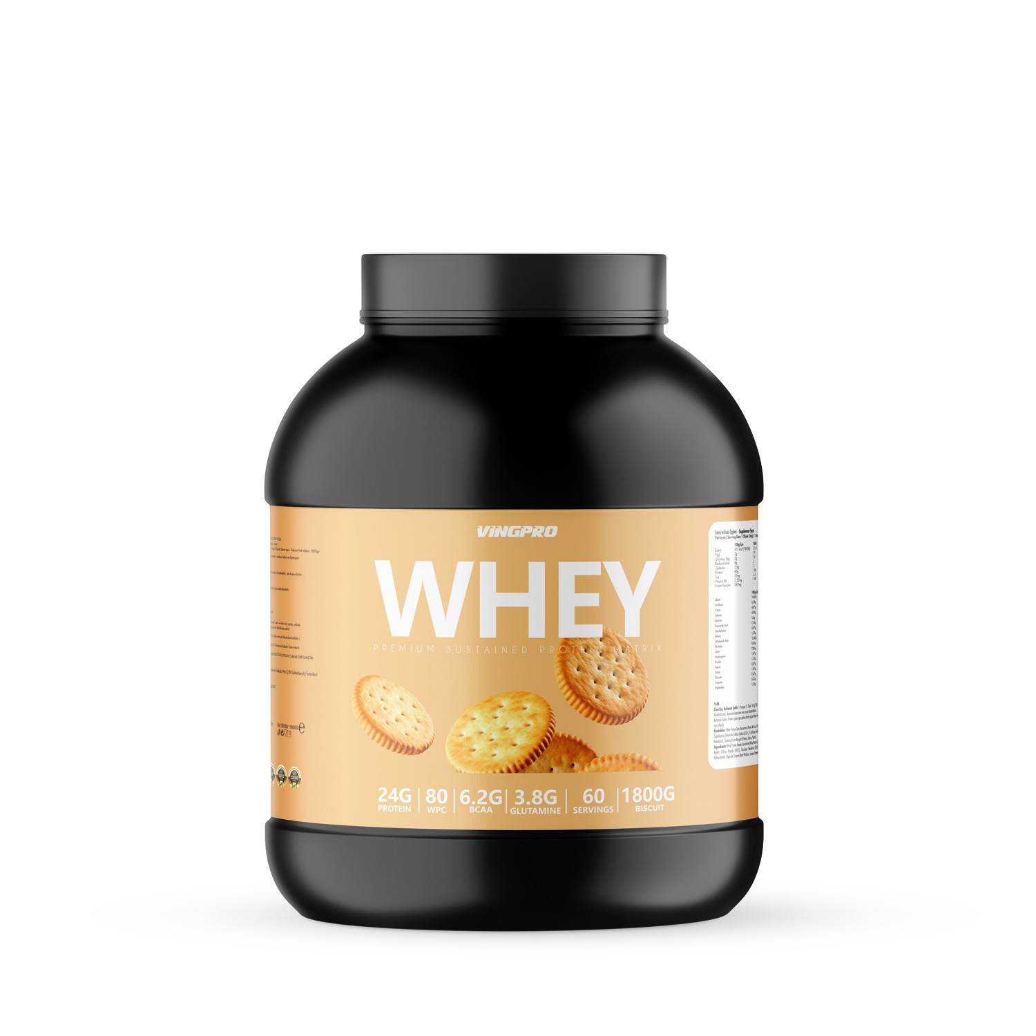 WHEY PROTEIN PRO WPC80 1800GR 60 SERVİS