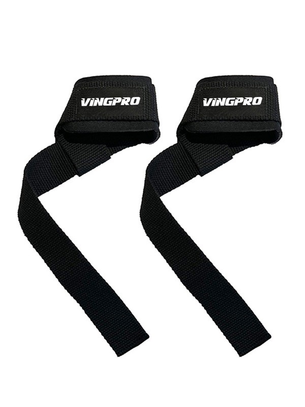 Padded Lifting Straps Siyah 2'li Paket