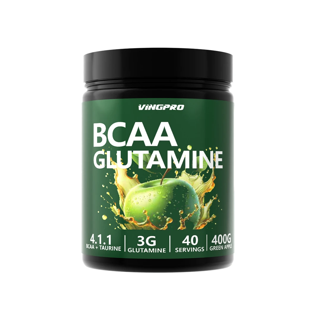 BCAA 4.1.1 GLUTAMINE + TAURINE 400GR (YEŞİL ELMA)