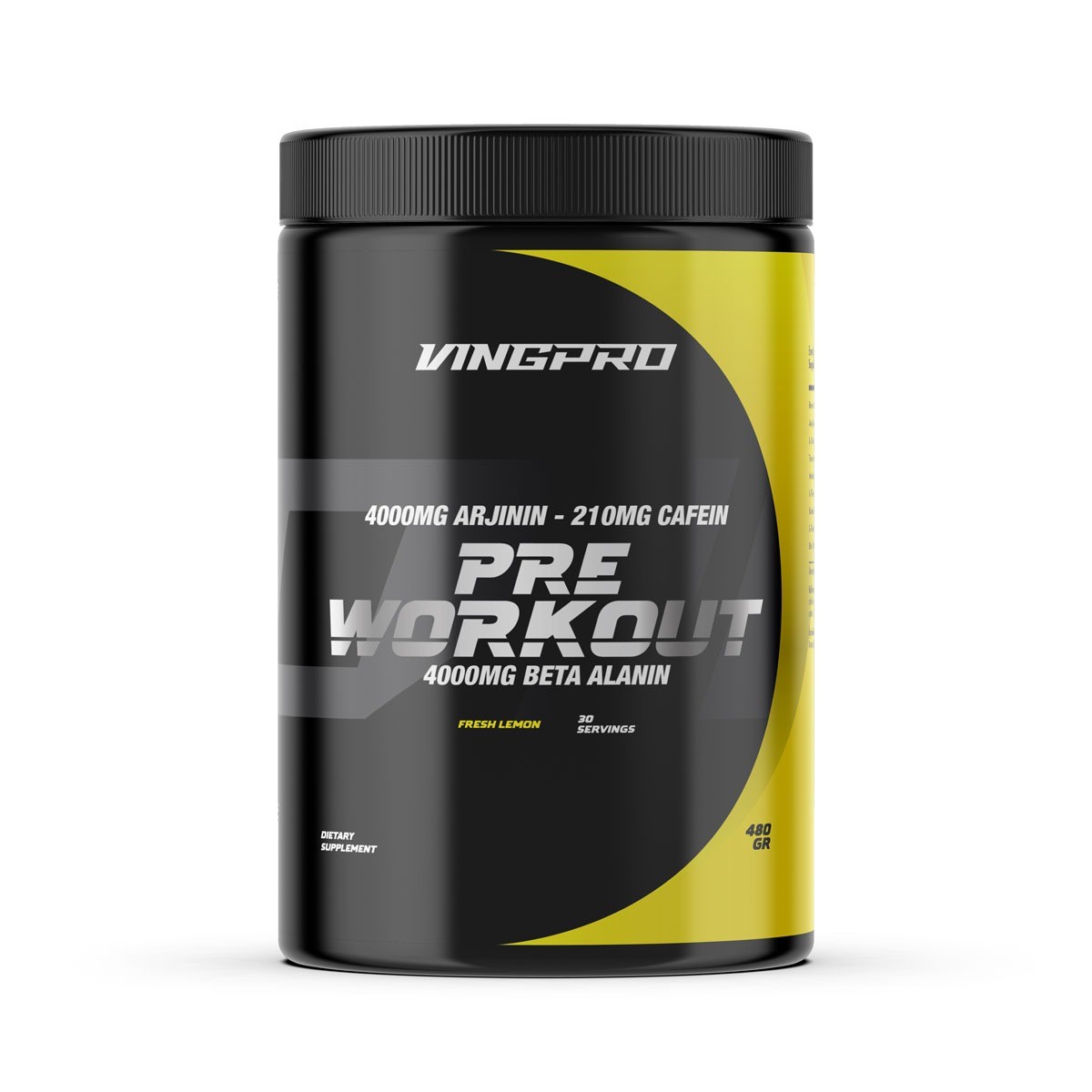 PRE-WORKOUT 480 GR 30 SERVİS (TAZE LİMON)