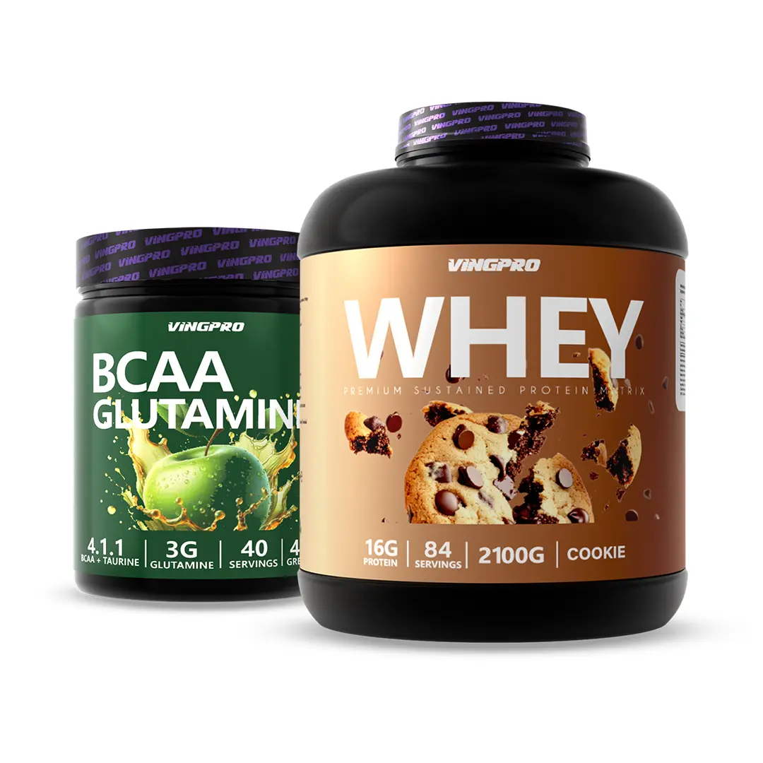KAS ONARIM EKO PAKETİ 2100 GR WHEY PROTEIN (KURABİYE) + BCAA + GLUTAMİNE (YEŞİL ELMA)