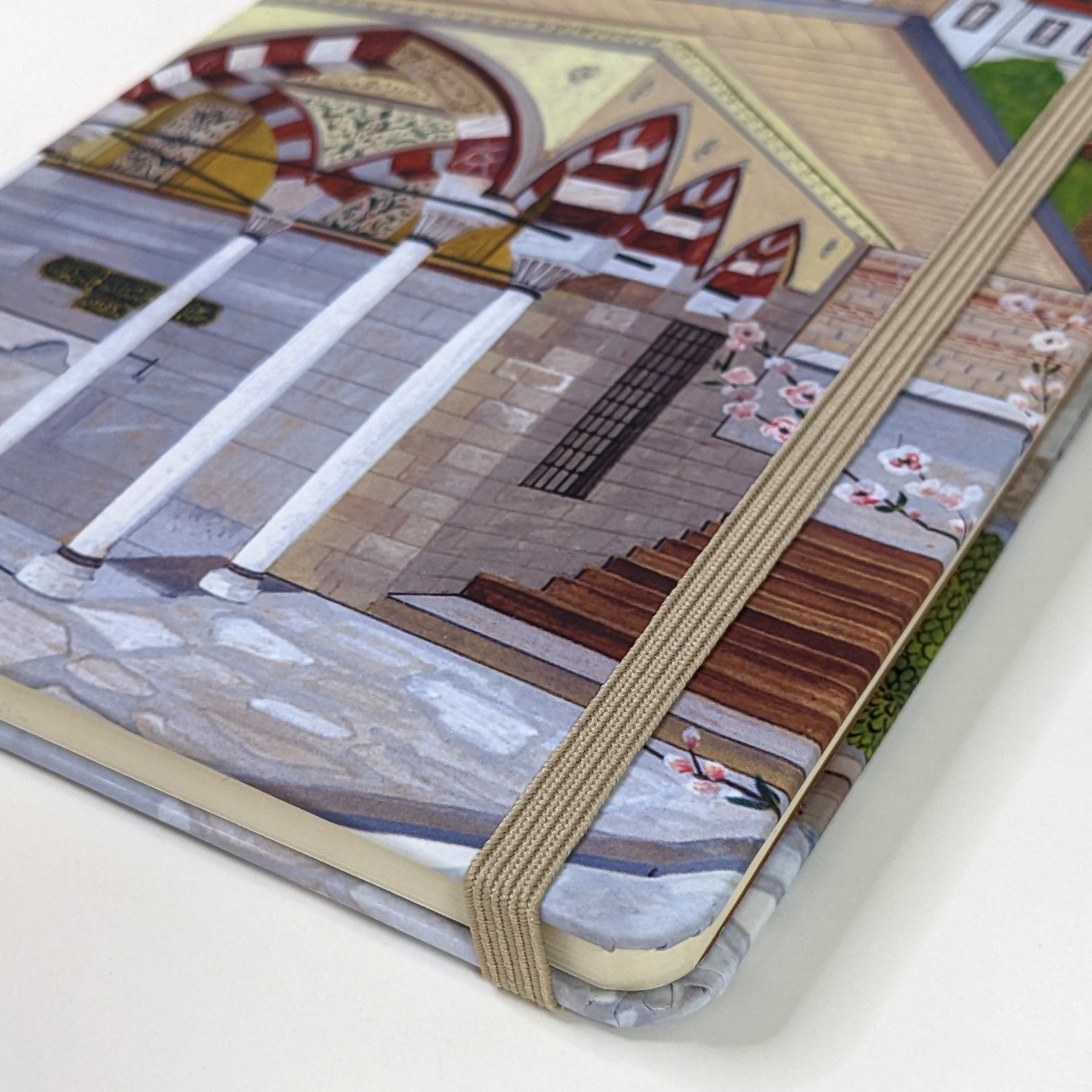 Beykoz İshak Ağa Çeşmesi El Yapımı Ciltli Defter Sert Kapak 192 Sayfa Telifli Sanat Eseri Minyatürlü