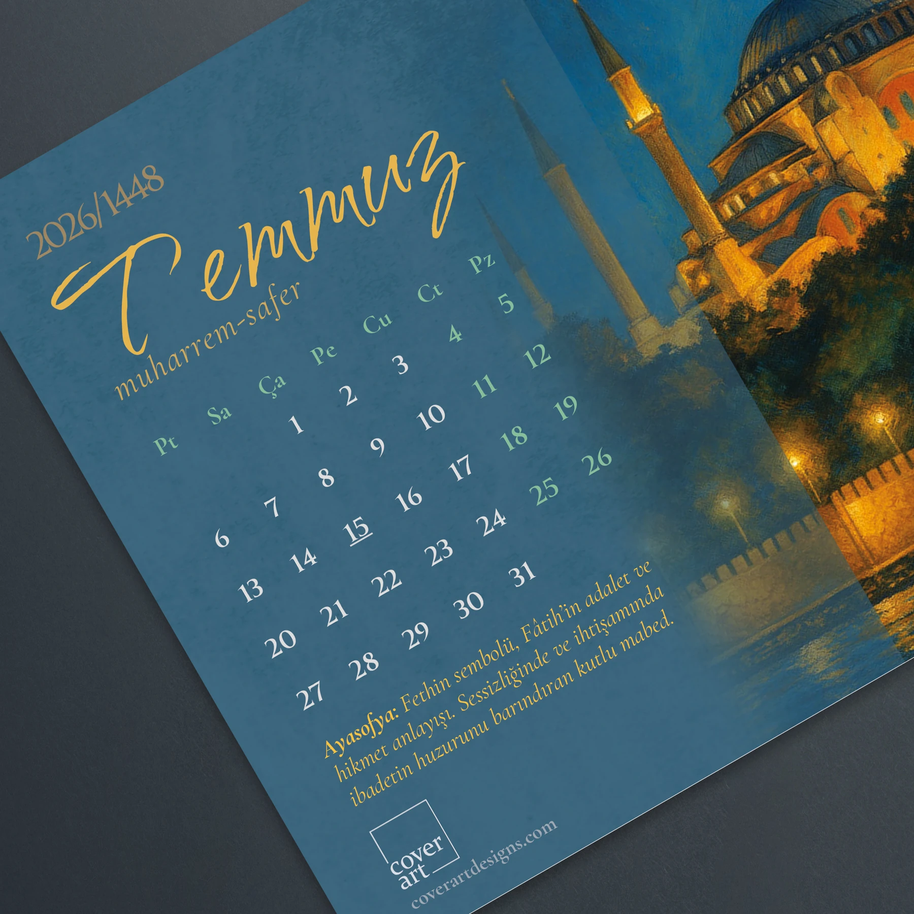 2026 Şehirler Takvimi