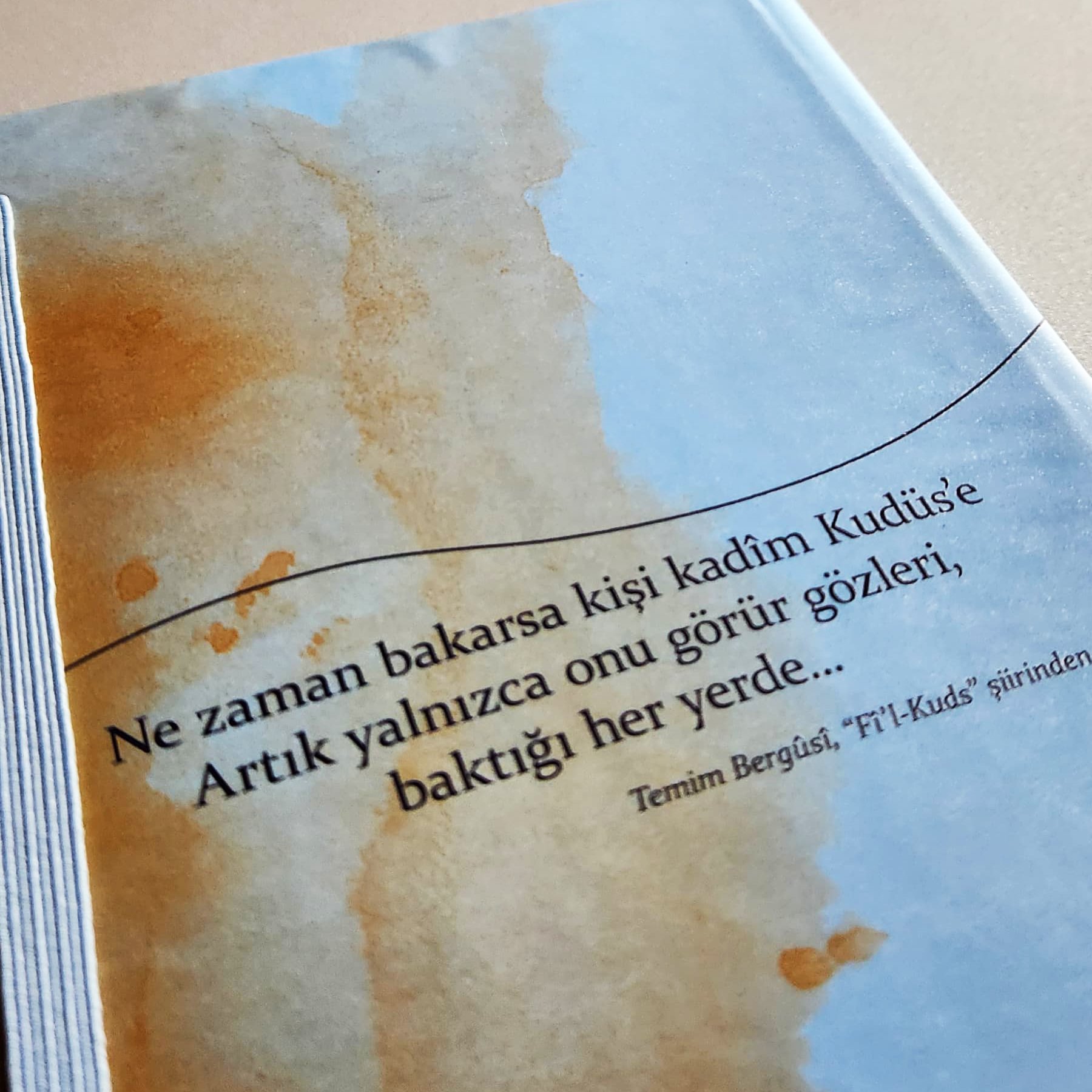 El Yapımı Ciltli Defter Kudüs Sert Kapak 192 Sayfa Telifli Sanat Eseri Minyatürlü Kapak